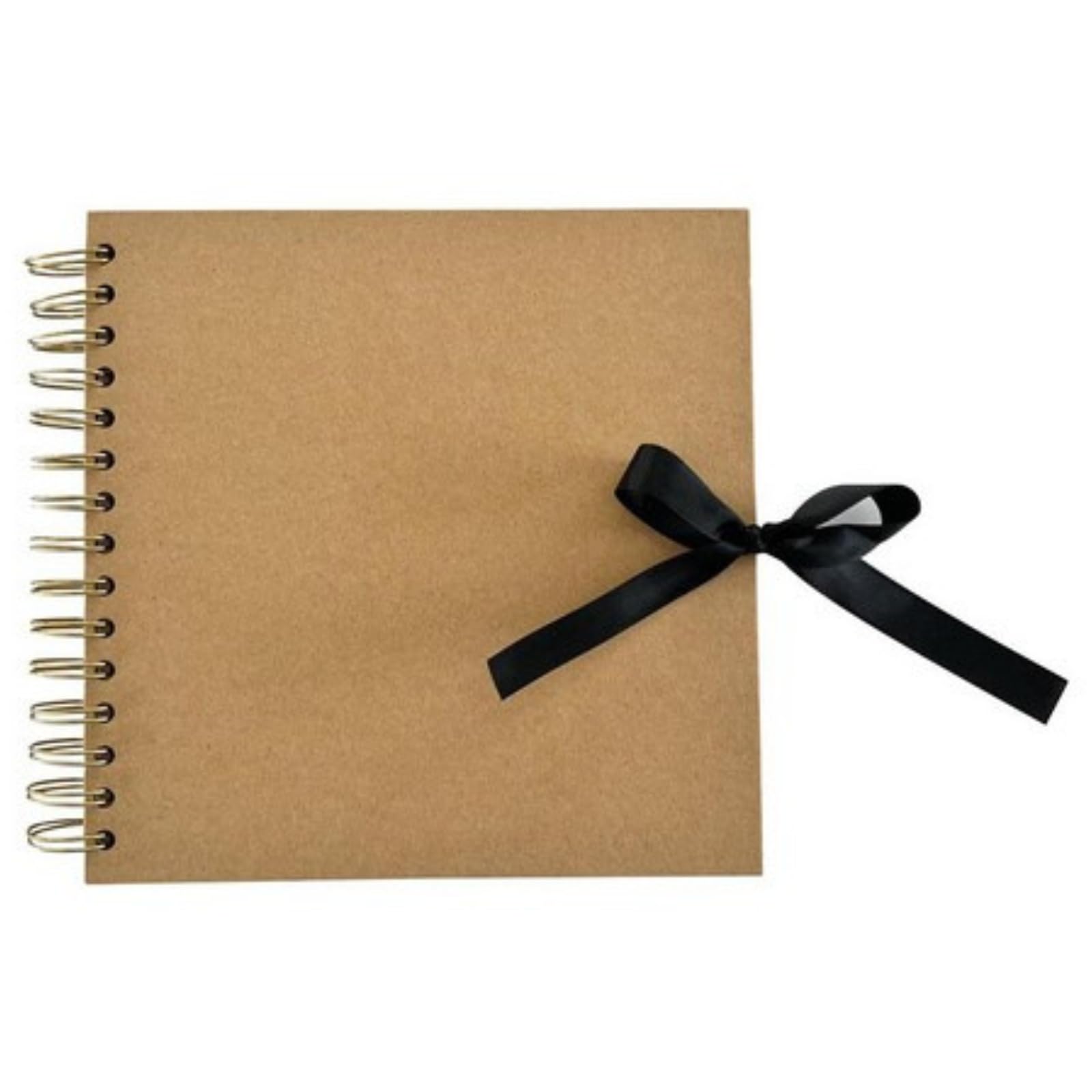 Papermania Scrapbook, Kraft, Brown, 8 x 8", 40 Sheets, Create Your Own Photo Album And Decorate With Scrapbook Accessories, Book For Home Memories, Add Photo Paper, Scrapbook Stickers