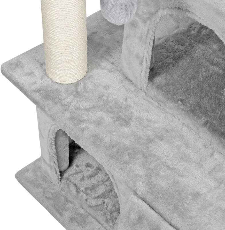 Cat Tree Tower 34" STURDY Activity Center Large Playing House Condo for Rest ，Package ship from USA