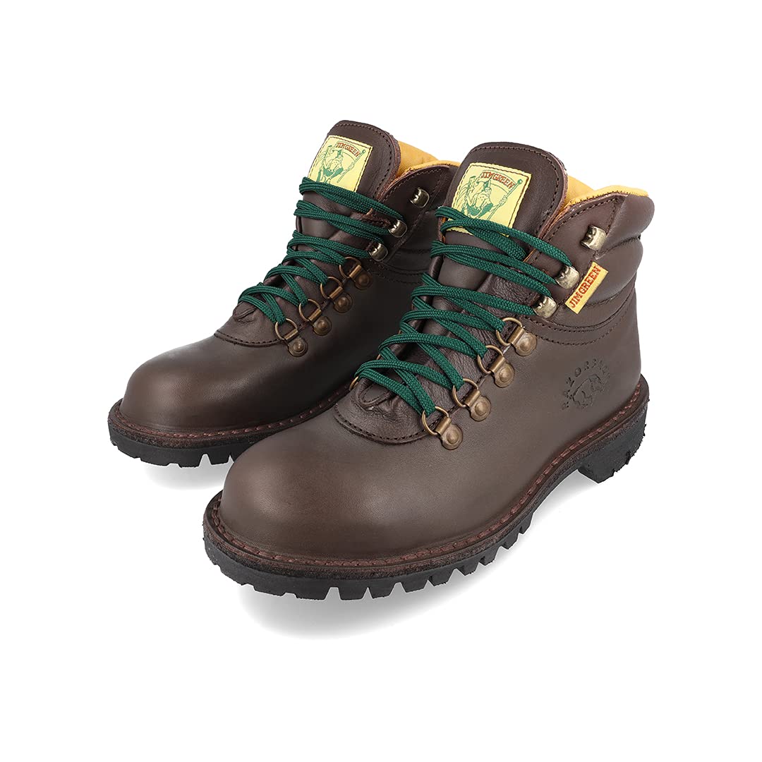 JIM GREENRazorback Steel Toe Boots for Men - ASTM and ISO Certified Steel Toe Cap for Construction - Comfortable Handmade Leather - Lace-Up Water Resistant Full Grain Leather Work