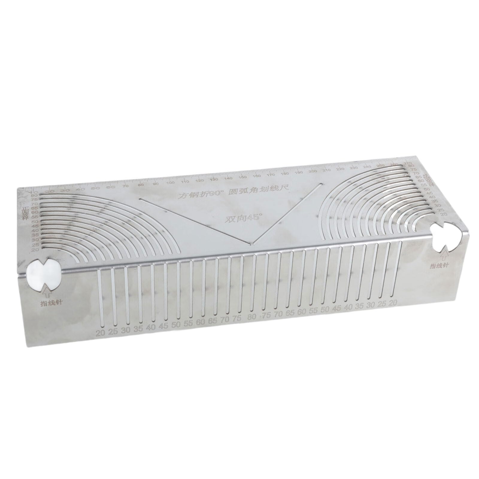 Square Tube Folding Right Angles Drawing Tool Round Corners Line Drawer Tool Multifunction Rounded Corner Drawing Ruler