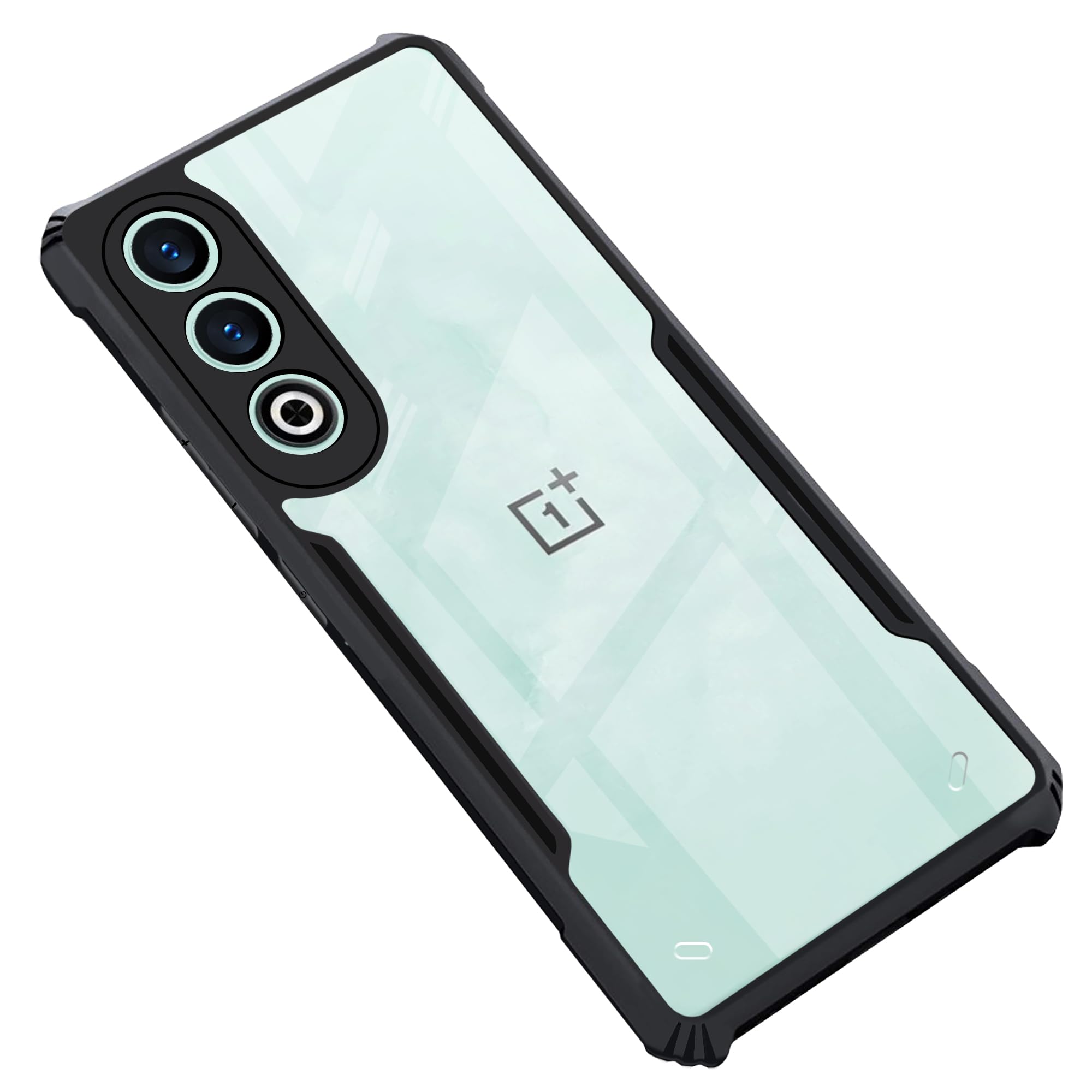 CEDO OnePlus Nord CE4 / CE 4 (5G) Back Case Cover | Camera Protection Shockproof Bumper-Edge | Acrylic Crystal Clear 360 Degree Protection TPU+PC | Transparent Eagle Back Case Cover (Black) (B0CZXXJCK9) Amazon Price History, Amazon Price Tracker