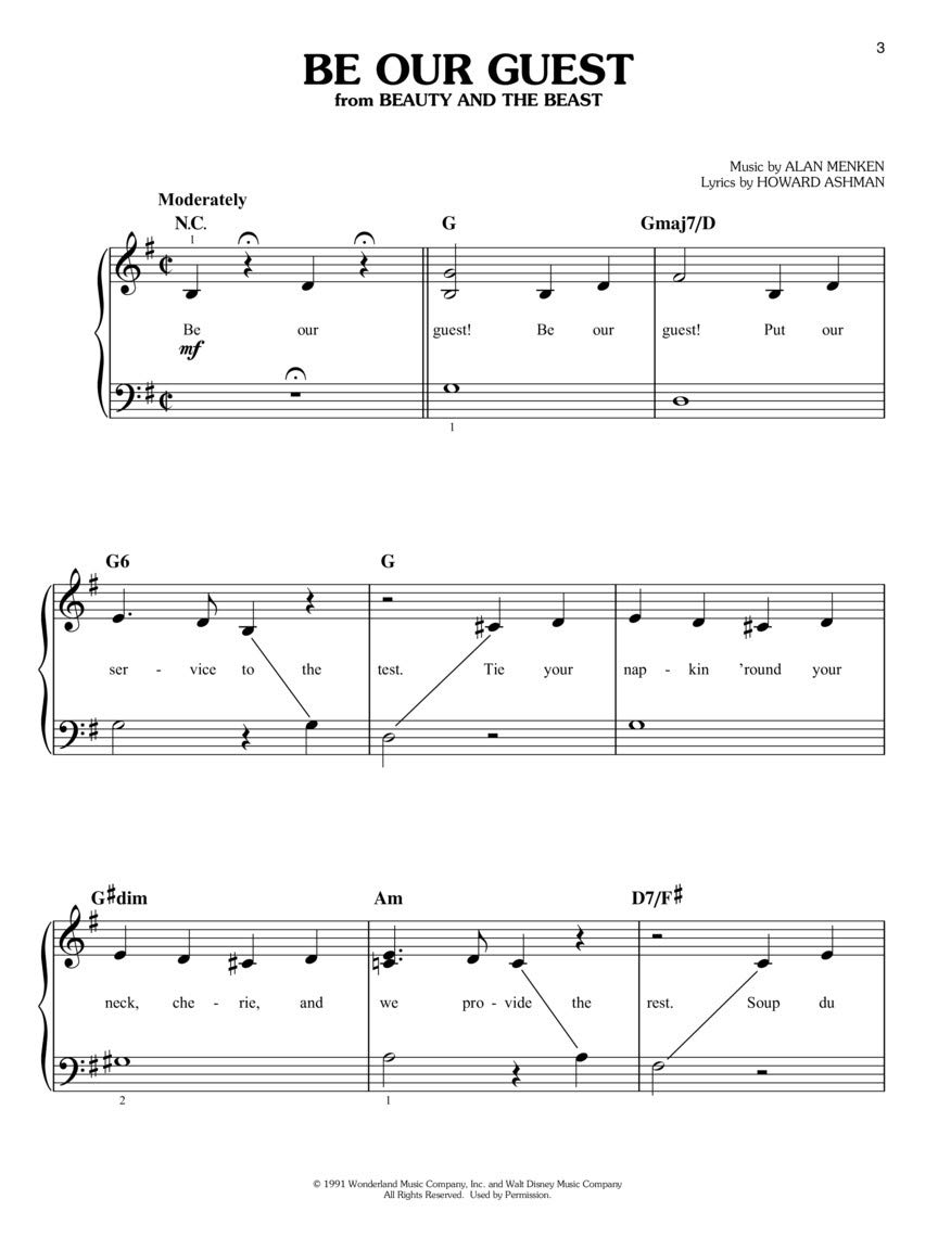 First 50 Disney Songs You Should Play on the Piano | Easy Piano Songbook with Classic and Modern Disney Hits Including Beauty and the Beast, Let It Go, A Whole New World and More - Image 4