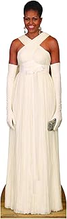 Star Cutouts, First Lady Michelle Obama in Formal Dress, Cardboard Cutout Stand-Up, Politician Life-Size Stand-In - 75