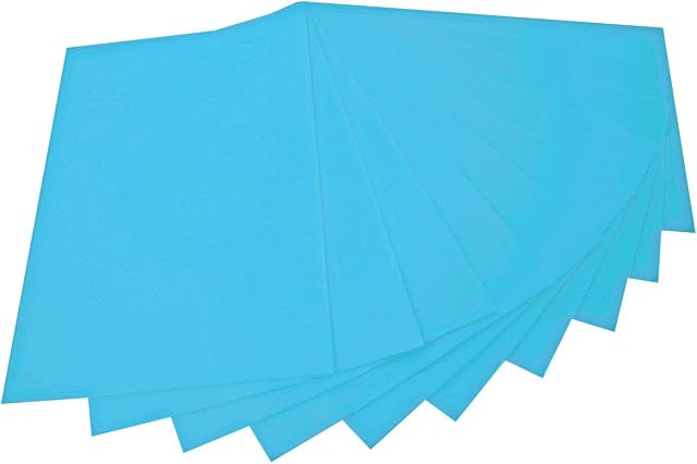 folia 520430  filc do majsterkowania, z delikatnej wełny, 10 arkuszy, 150 g/m², 20 x 30 cm, jasnoniebieski, obróbka bez plam  idealny do różnorodnych prac ręcznych