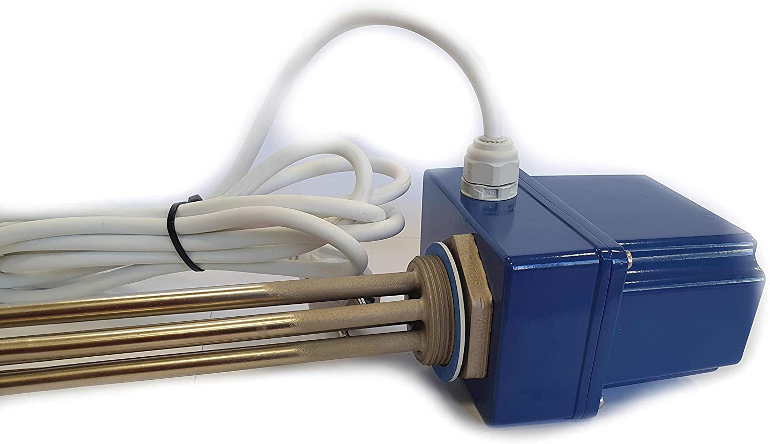 TRG 31 - Cartuccia riscaldante con termostato digitale, elemento riscaldante per scaldabagno, serbatoio acqua calda G6/4, 5 cavi (6000 W/3 x 230 V)