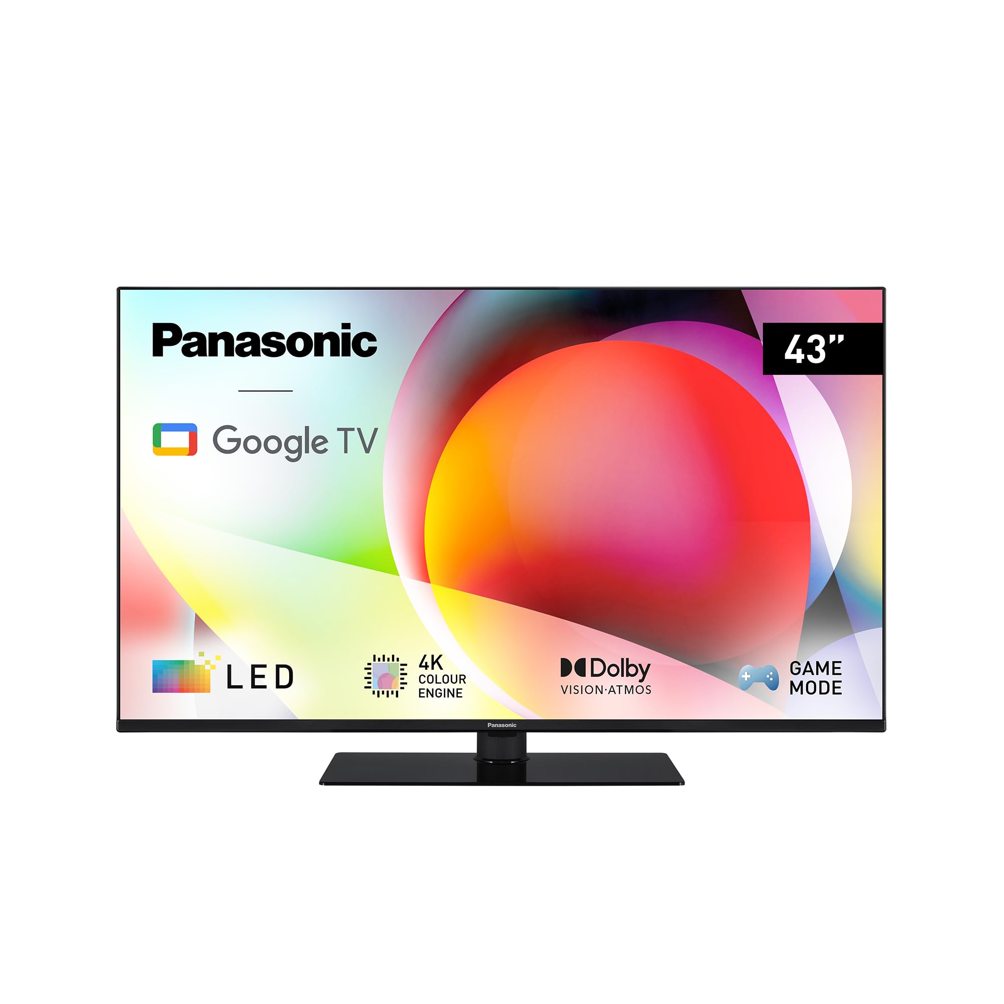 Panasonic TN-43W70AEZ, Serie W70 43 Pulgadas 4K Ultra HD LED Smart TV, 2024, Asistente de Google, Chromecast, Dolby Vision y Atmos, Modo De Juego, Bluetooth, Experiencia Visual Excepcional