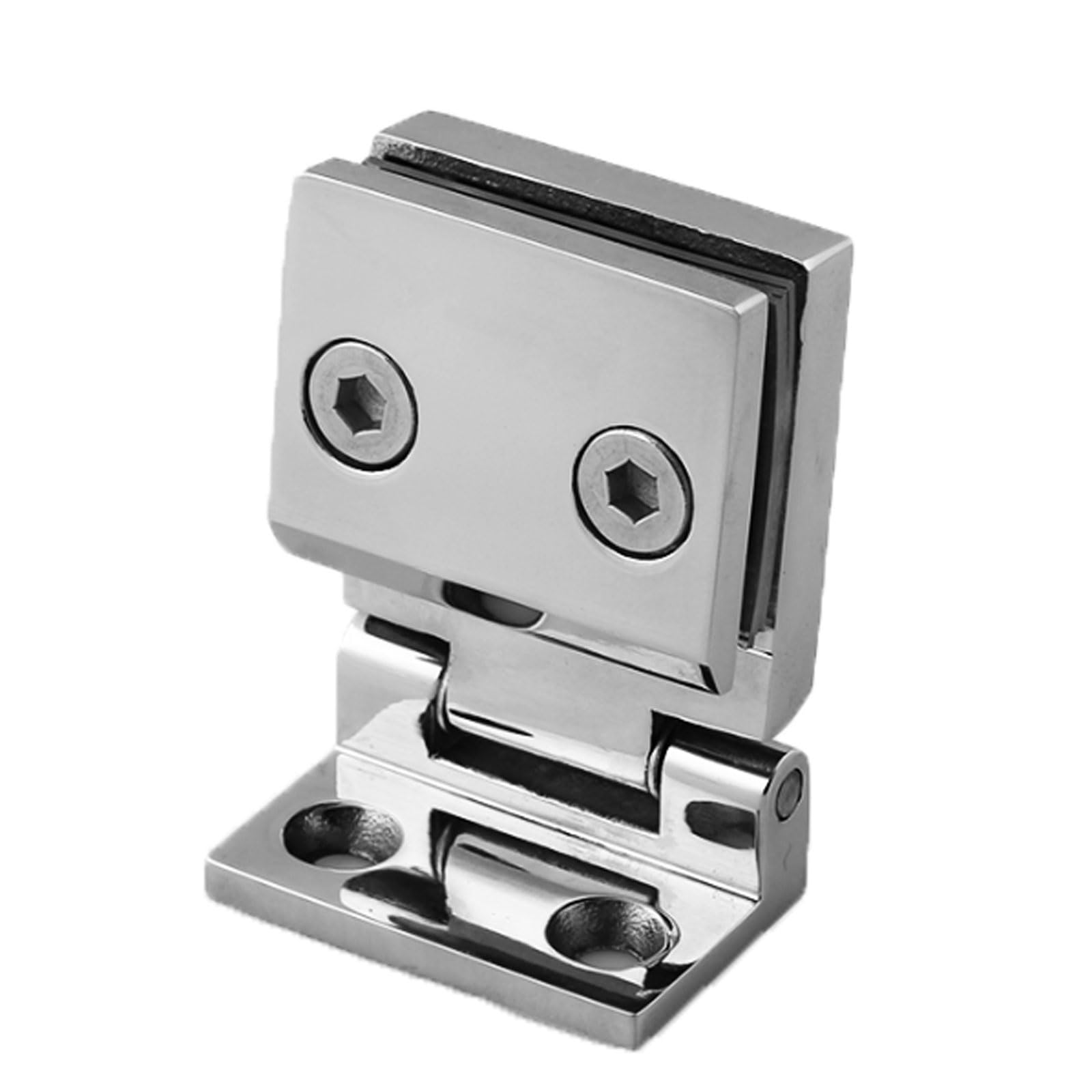 Nviusdsj One Color Hinges, Soft Close Cabinet Hinge Accessories, Glossy Hinged Bathroom Clip 90 Degrees, Stainless Steel