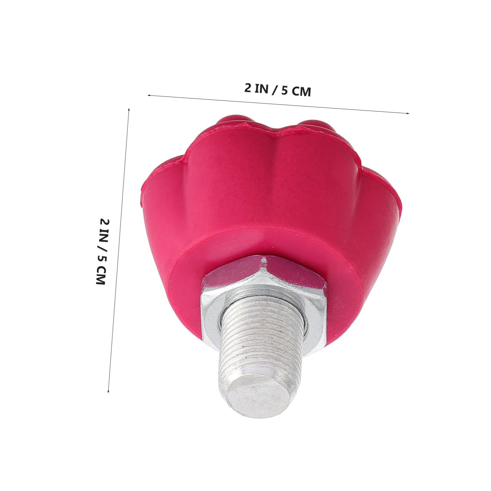 KESYOO 2pcs Ice Skating Brake Roller Skates Brake Stopper Roller Skates Toe Guard Skating Stopper Plugs Skate Stoppers Replacement Skates Brakes Skating Brake Plugs Skate Block Steel Rosy