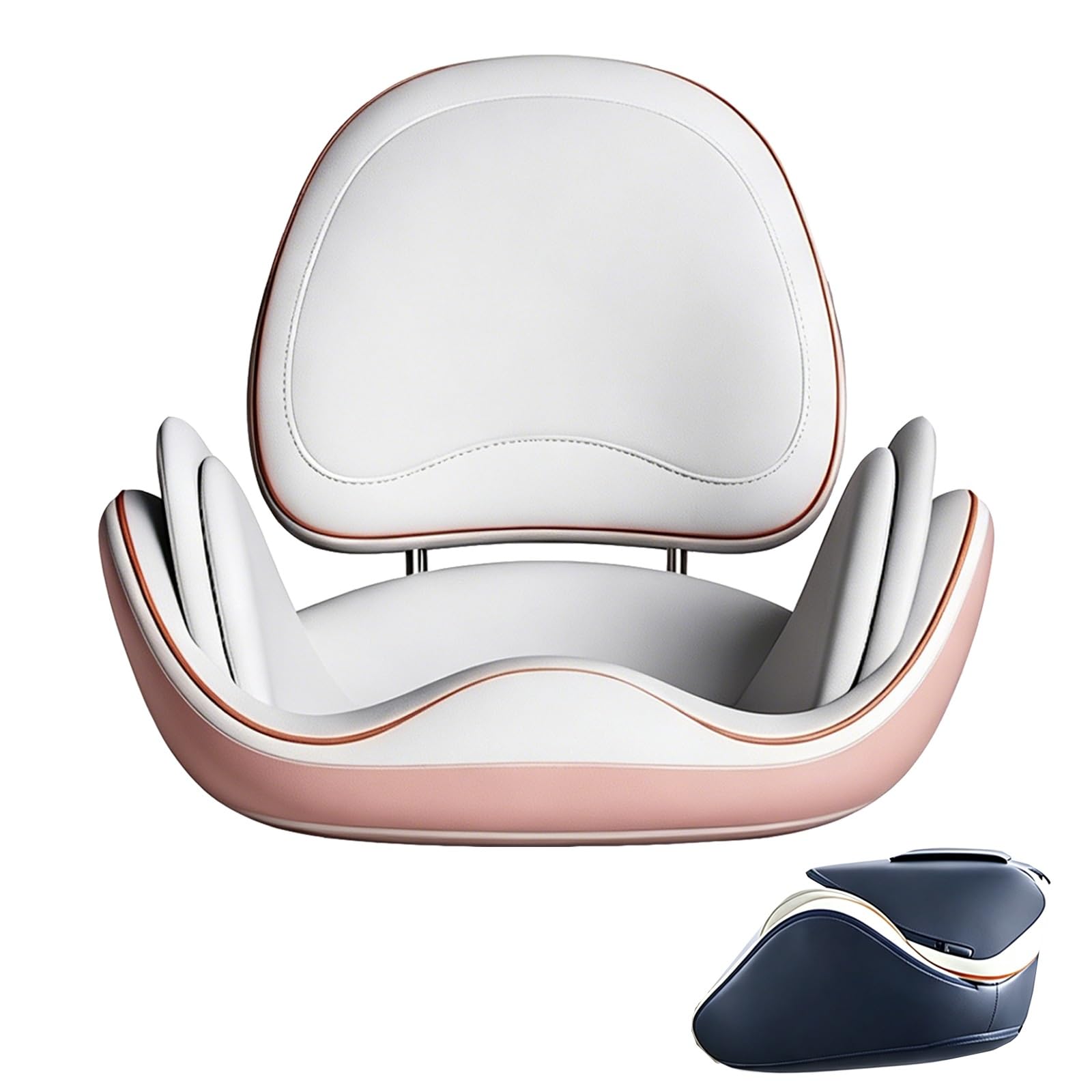 Cuscinetto massaggiante tonificante pelvico leggero, allenatore Kegel for terapia termica temporizzata intelligente, cuscino di supporto for la schiena con doppio airbag for allenamenti addominali
