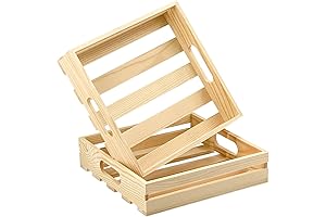 2-Pack Wooden Pallets for Artistic Endeavors