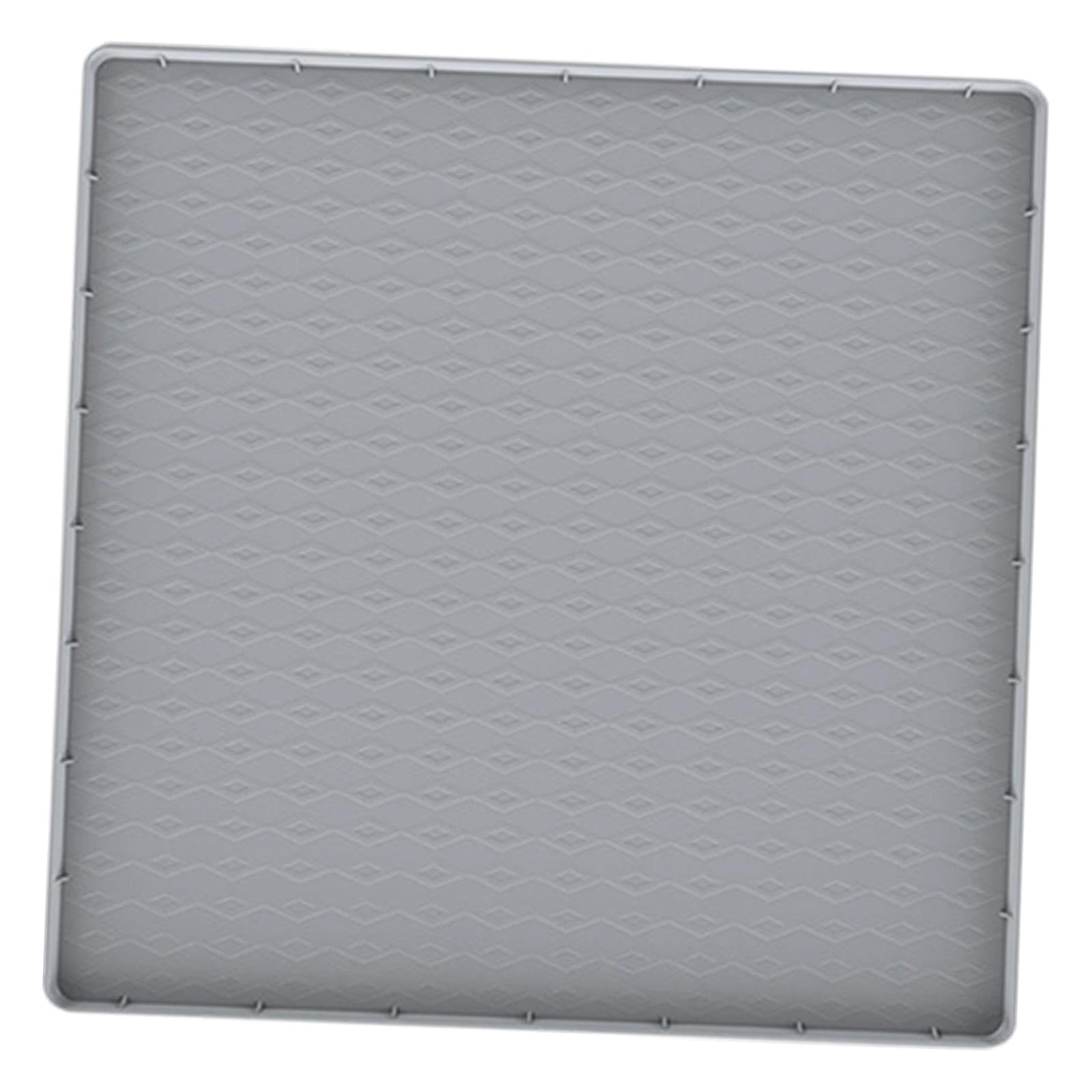 Refrigerator Floor Mat Prevent Water Drop Multiuse Leakproof Gifts Drip Tray Gray| Washers & Dryers |Home & Garden