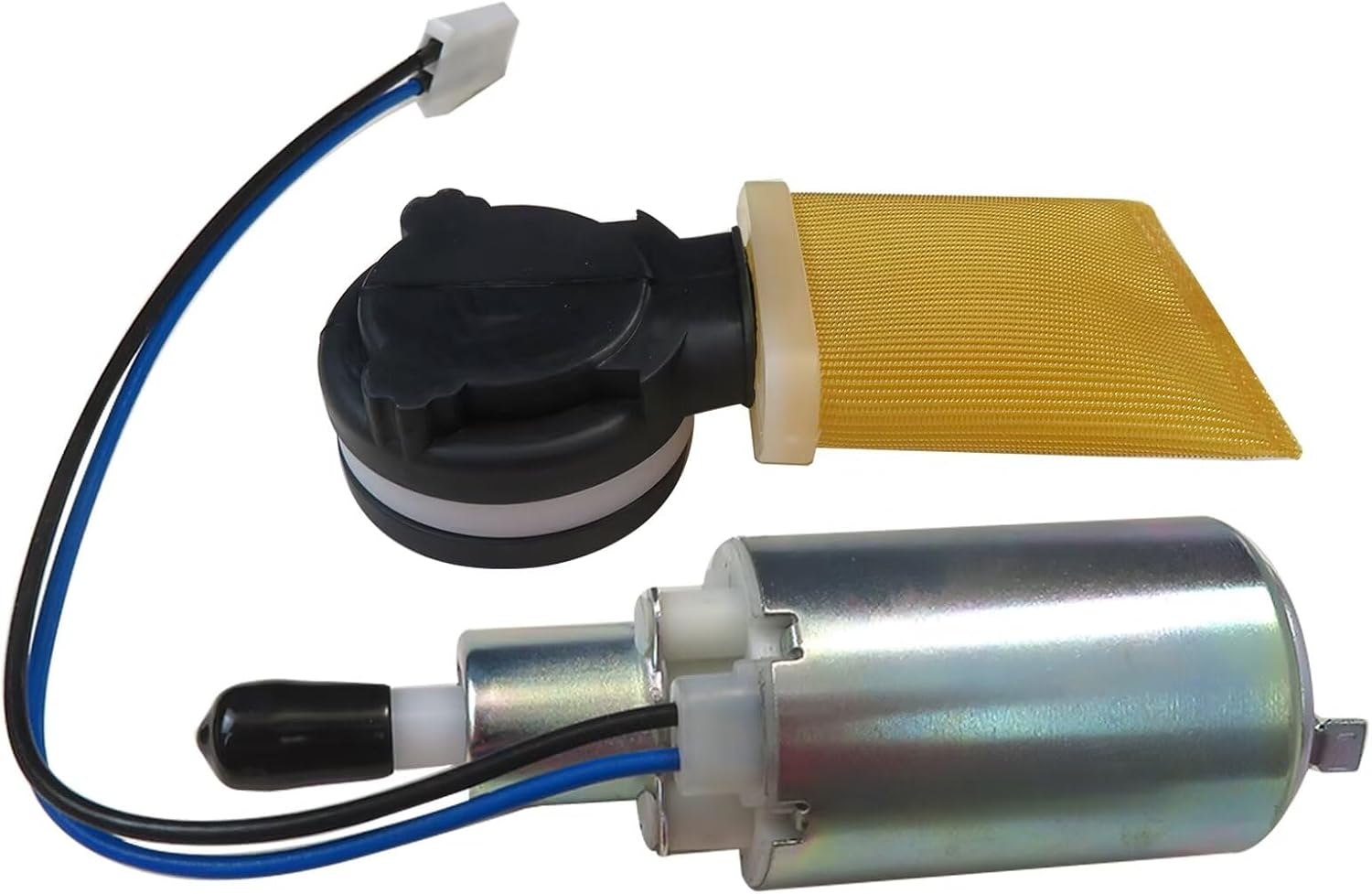 Fuel Pump & Strainer for Kawasaki Prairie ATV 650 700 KVF-650 KVF-700 (2002-2006) / Brute Force 650 750 (2004 2005) Repl.# 49040-0006, 49040-1080