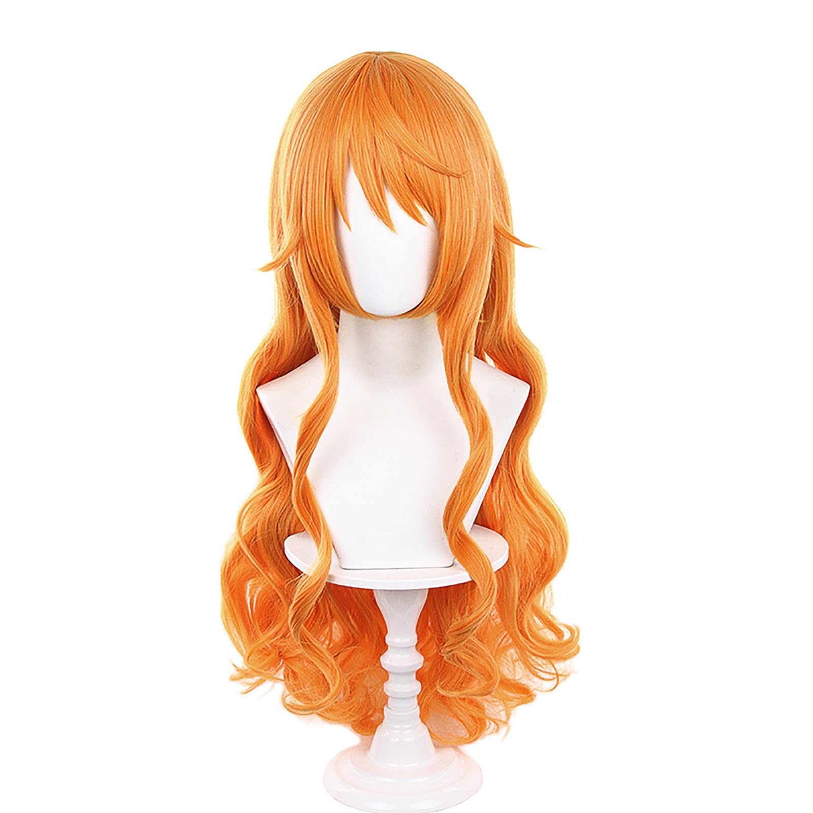 XiongXiongLe Cosplay Halloween Anime Role Women Costume Long Pink Curly Hair Wigs with Two Braids for Adult Cos Party Halloween Christmas