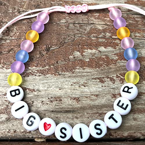 Image of Sister's Big Bracelet Gift, Little Girls' Sister Jewelry