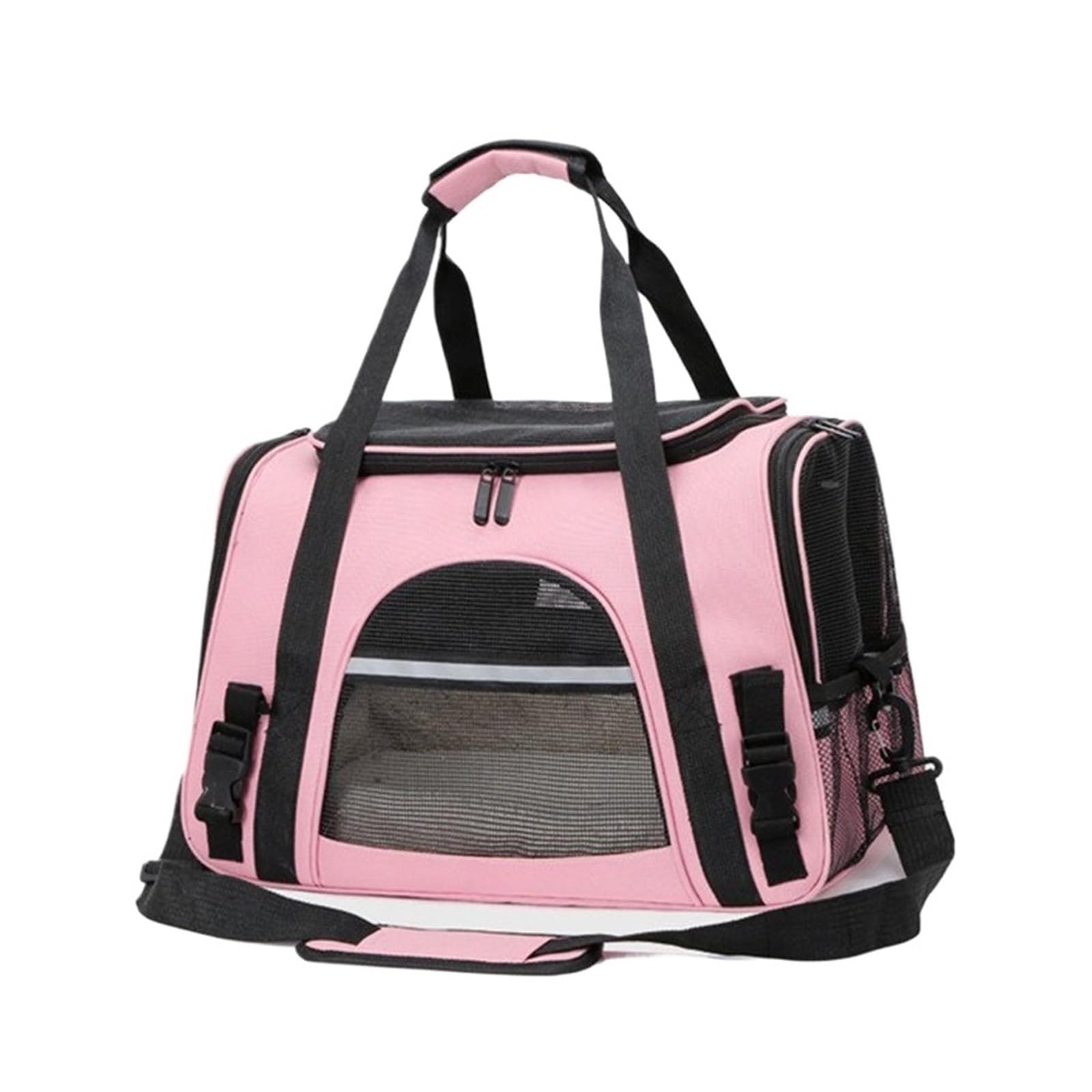 Bolsa de Transporte Plegable for Perros pequeños, Bolsas for Llevar, Viaje for Mascotas, Bolso Cruzado expansión Transpirable(D)