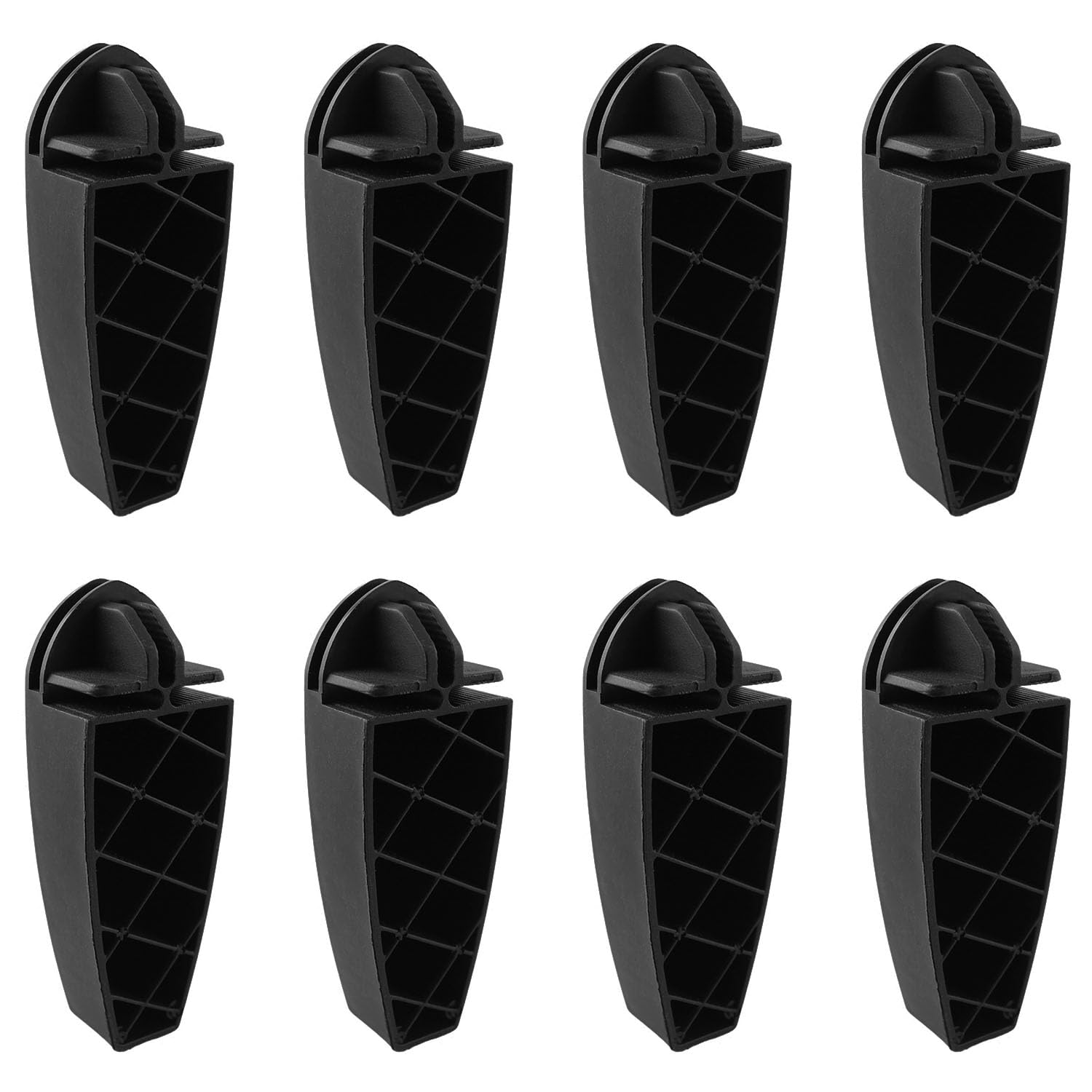 TAODAN 8PCS Assembled Cabinet Fastening Clips High Foot Plastic Wardrobe Fastener Resin Assembled Shoe Cabinet Storage Cabinet Cross Fixed Clip
