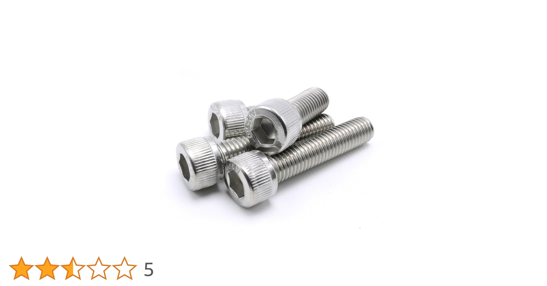 Amazon | 1/4～20インチ 六角穴付きねじ 304ステンレススチール 刻み