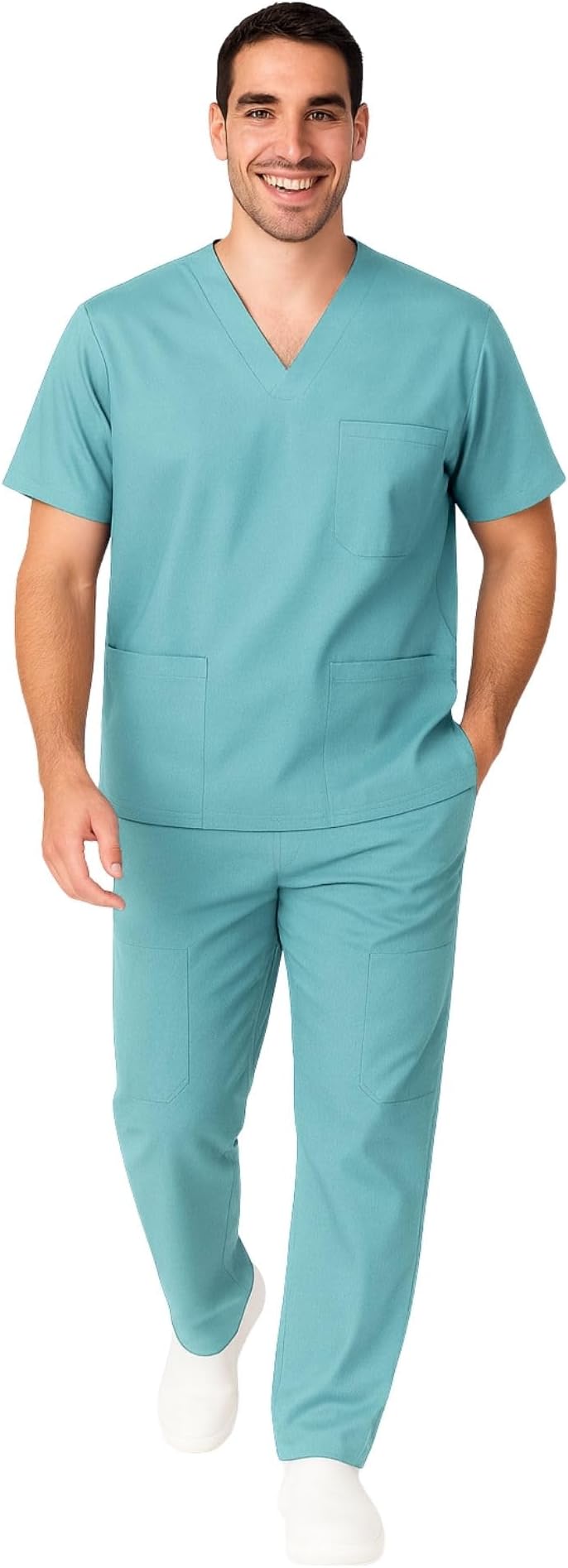 M&M SCRUBS Men Scrub Set Medical Scrub Top and Pants