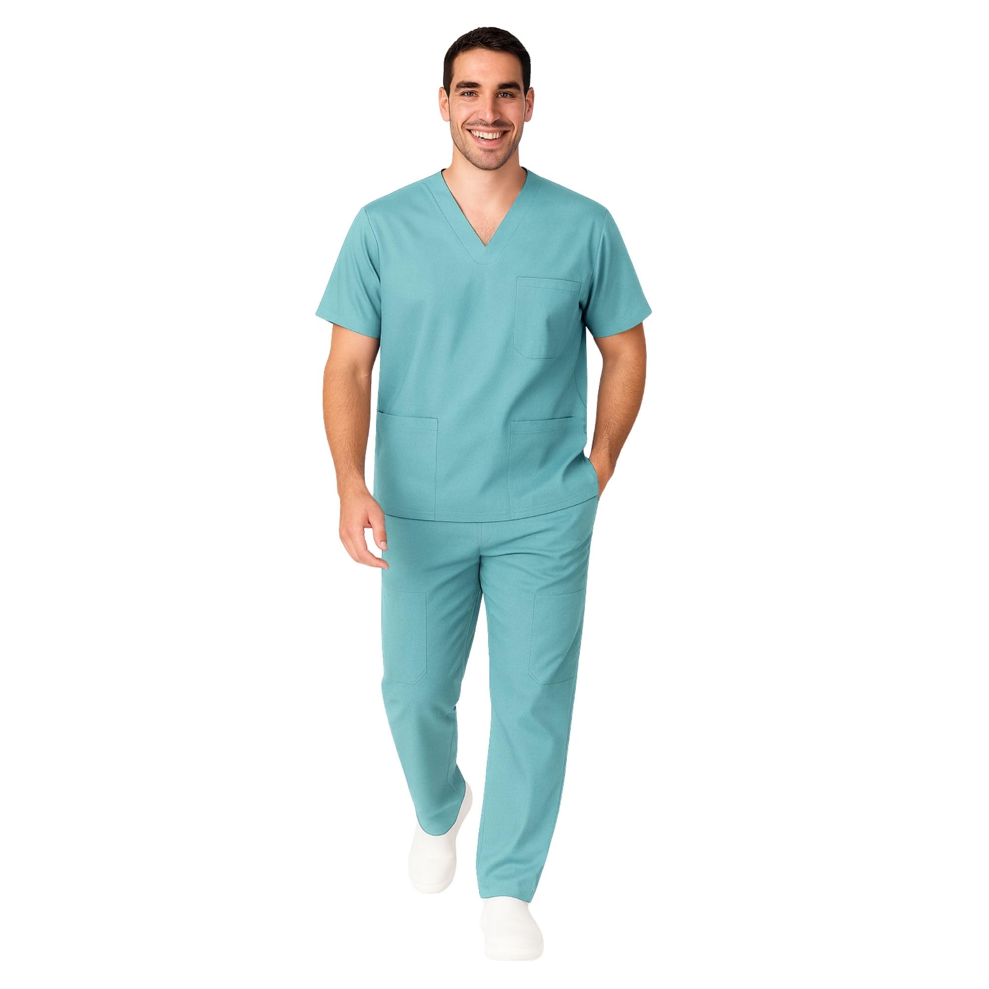 M&M SCRUBS Men Scrub Set Medical Scrub Top and Pants