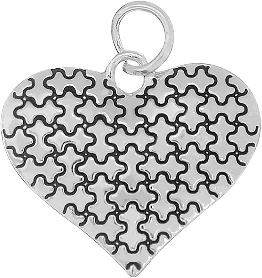 Fundraising For A Cause Autism Awareness Charm Silver
