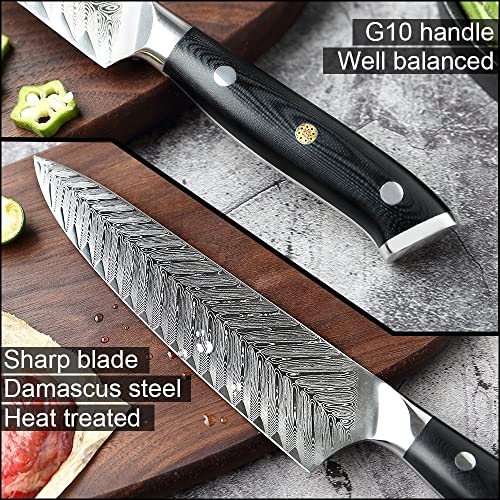 Set Cuchillos Cocina 5 Piezas Acero Inox Base miniatura 5