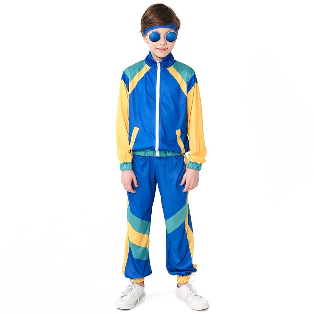 Amazon.com: BAKUGOU Boys Tracksuit Kids 80s Tracksuit
