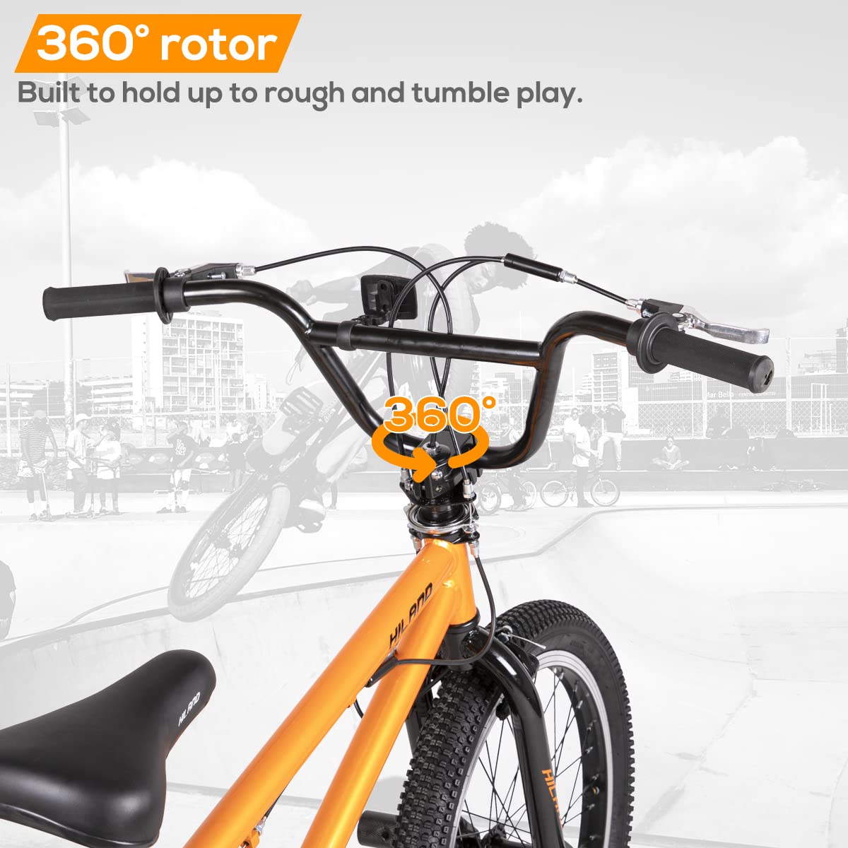Amazon.co.jp: Hiland 20インチ キッズ バイク 男の子 BMX フリー 