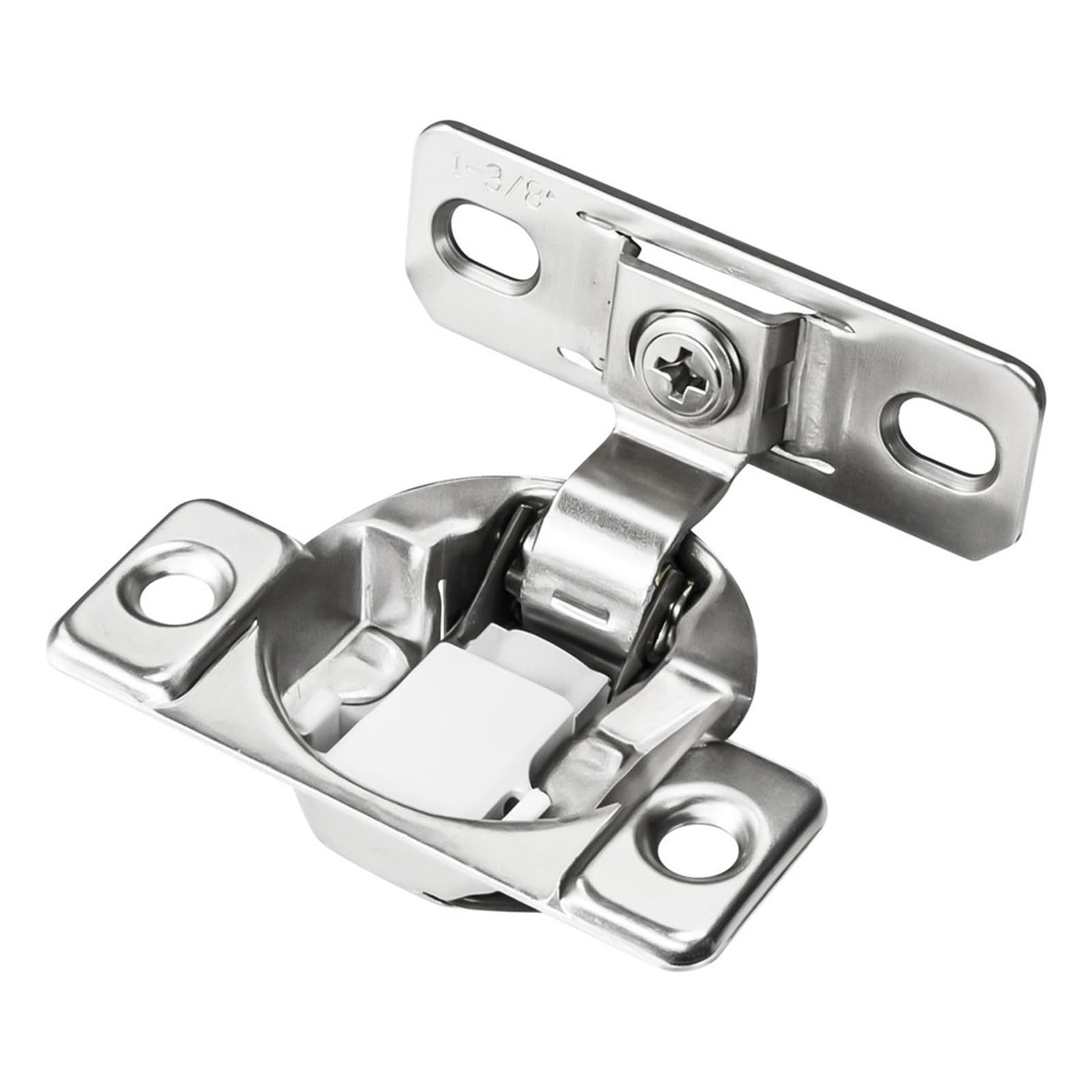 Cabinet Hinges Concealed Hinge with Silent Hydraulic Damping for for Cabinet Doors 3D Adjustable Precise Fit Cold Rolled Steel for Cupboard Furniture(2)