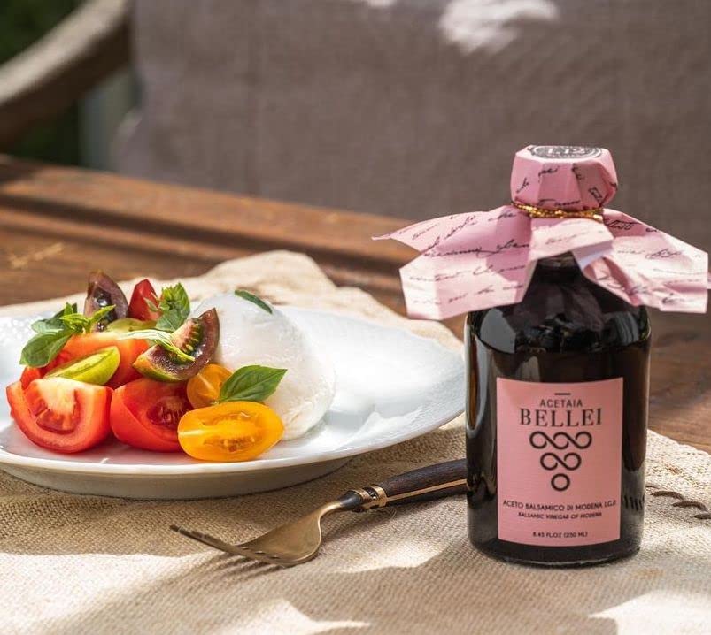 Miniatura 2 de VINAGRE BALSAMIC OF MODENA IGP Bellei "Pink Label", Aromático, Suave, Consistente, Multiuso Carne, Ensaladas, Más, Sin Gluten, Cantidad neta 8.45 fl