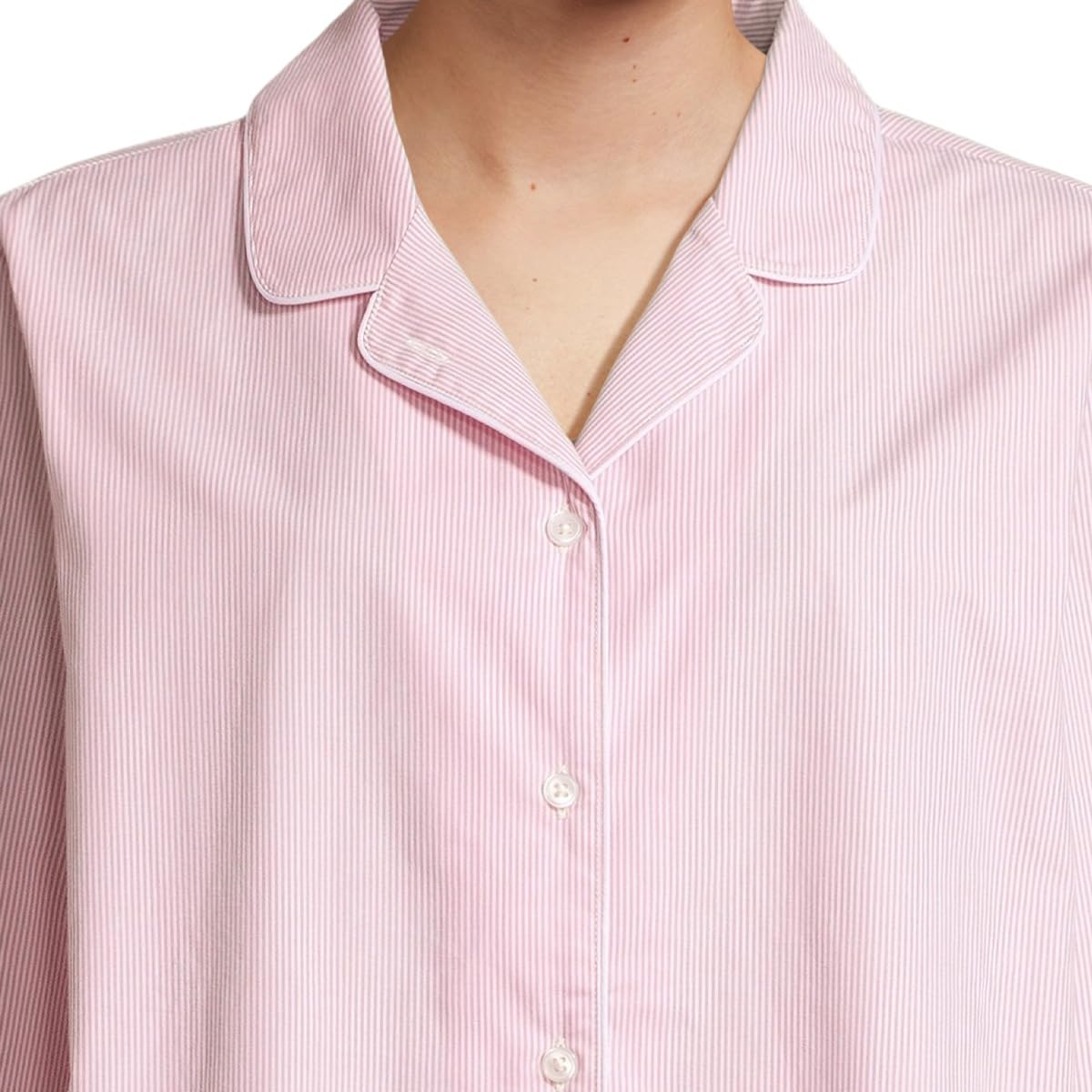 Seidensticker Damen Pyjama – Eleganter Web-Pyjama mit Knopfleiste, Gummizug & Taschen – Weiche 100% Baumwolle, Langarm & Langbein – Komfortabler Schlafanzug für Entspannte Nächte