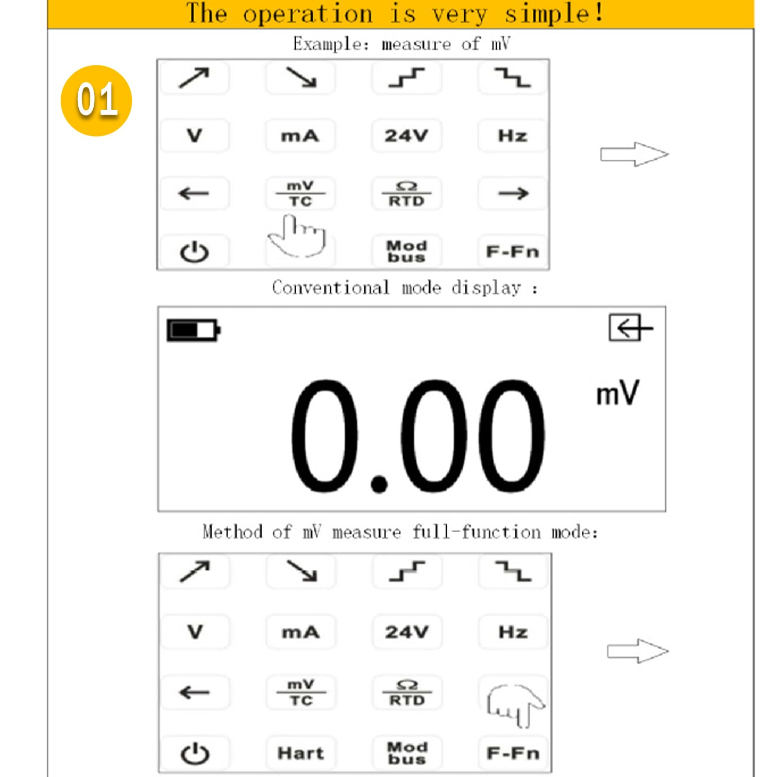 El Calibrador De Procesos PortáTil Lb06 Incluye Funcionalidad （HART Modbus）, Una Pantalla Lcd Y Un Generador De Bucle De 4-20 Ma, Lo Que Lo Hace Ideal Para Aplicaciones De IngenieríA.(Size:LB06)