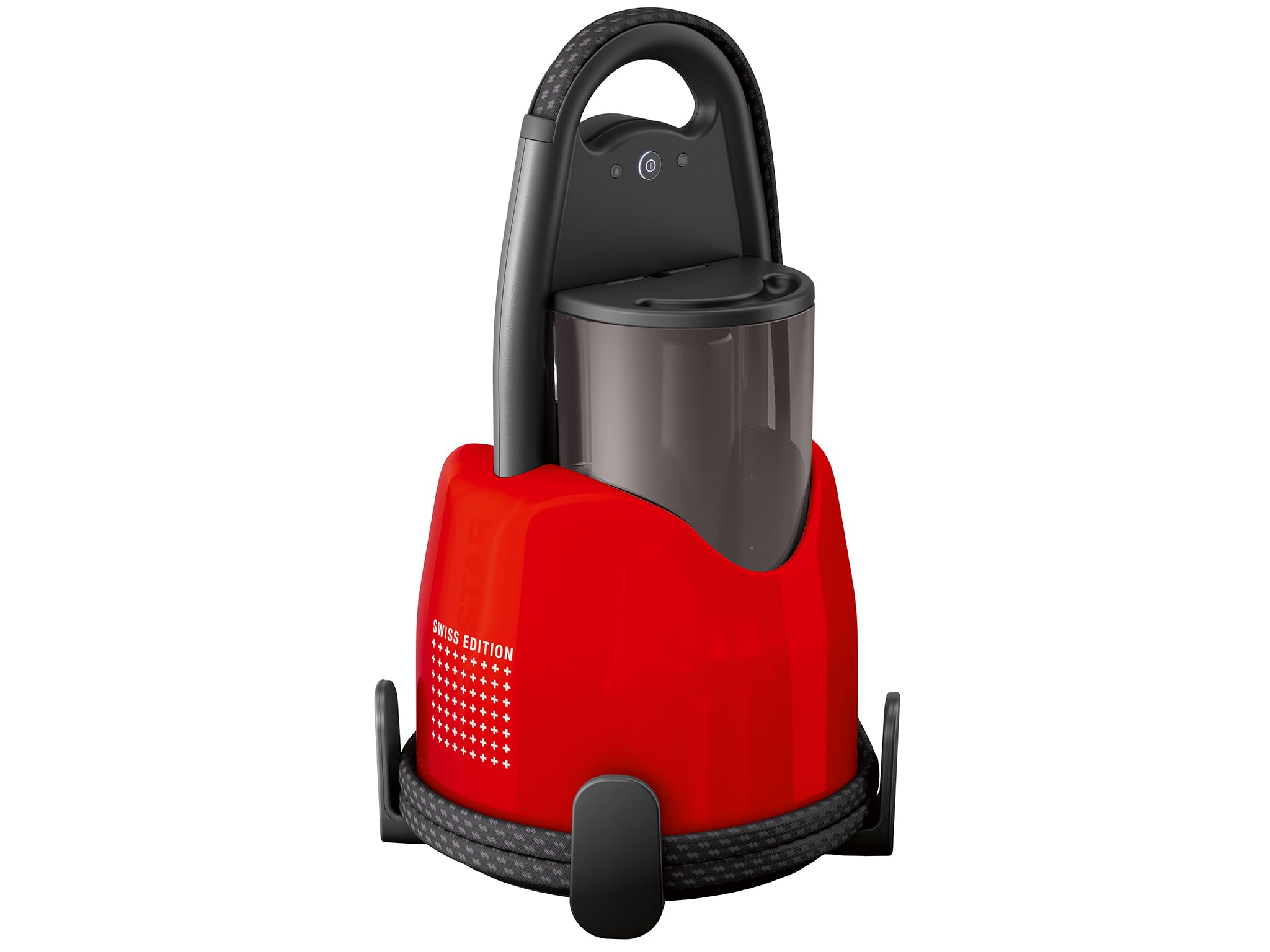 Generador de vapor - LAURASTAR - Lift Swiss Limited Edition - 2200 W - Rojo | Desarruga, Plancha y limpia, Vapor higiénico, Depósito de agua extraíble, Planchado vertical