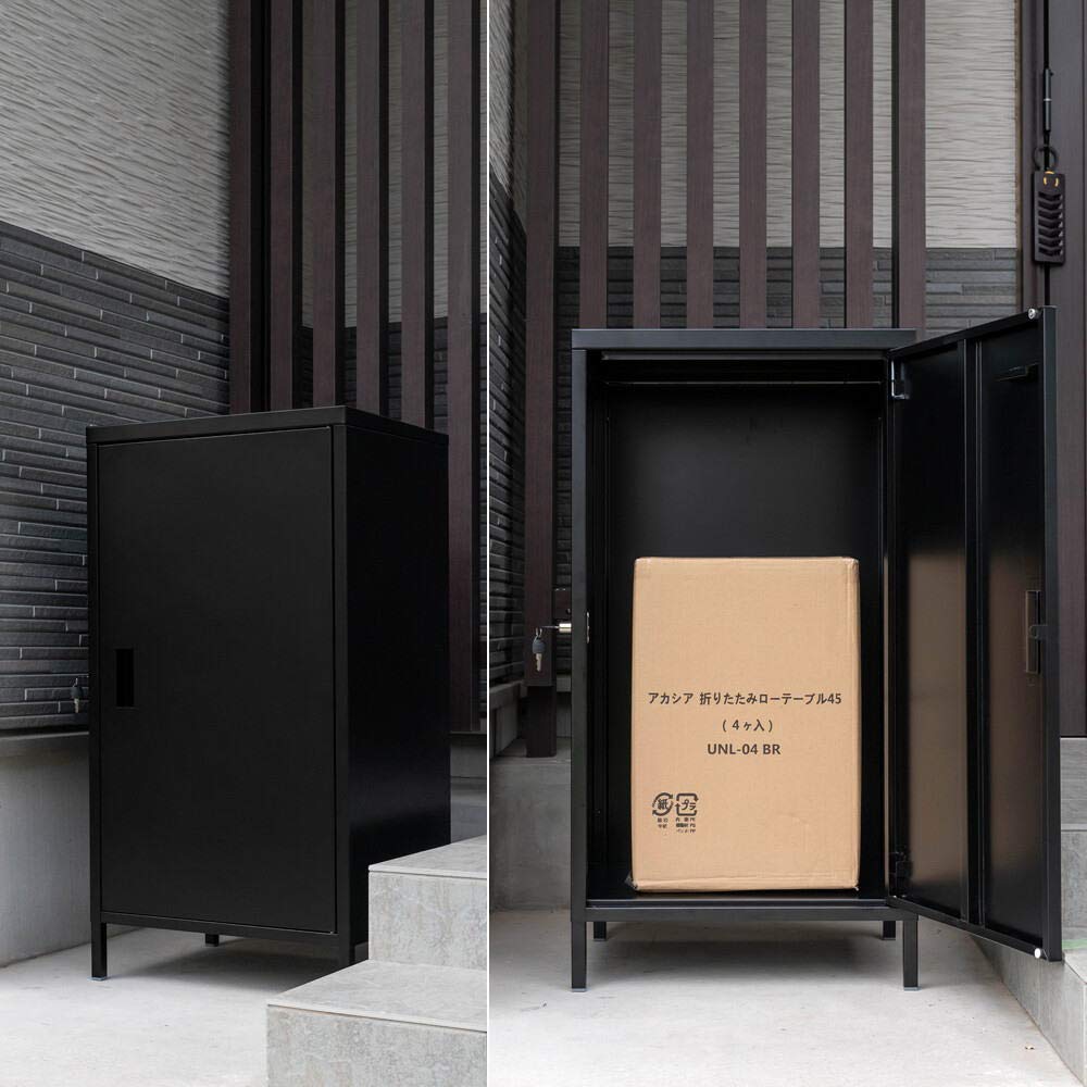 Amazon.co.jp: 宅配ボックス大容量1ドア jac95 (ブラック) : 文房具