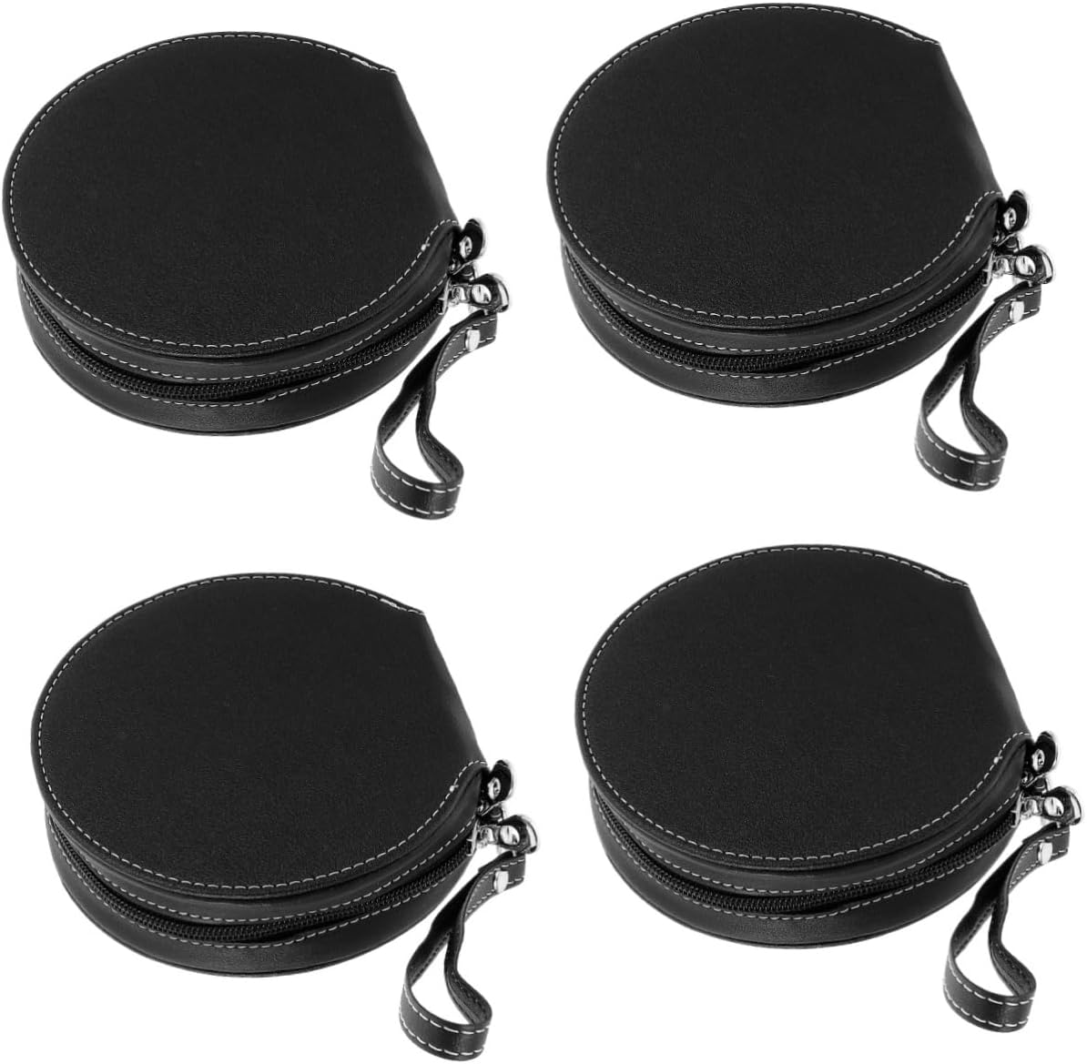 4pcs Car Trunk Organizer Cd Case for Journey Cd Storage Case for Travel