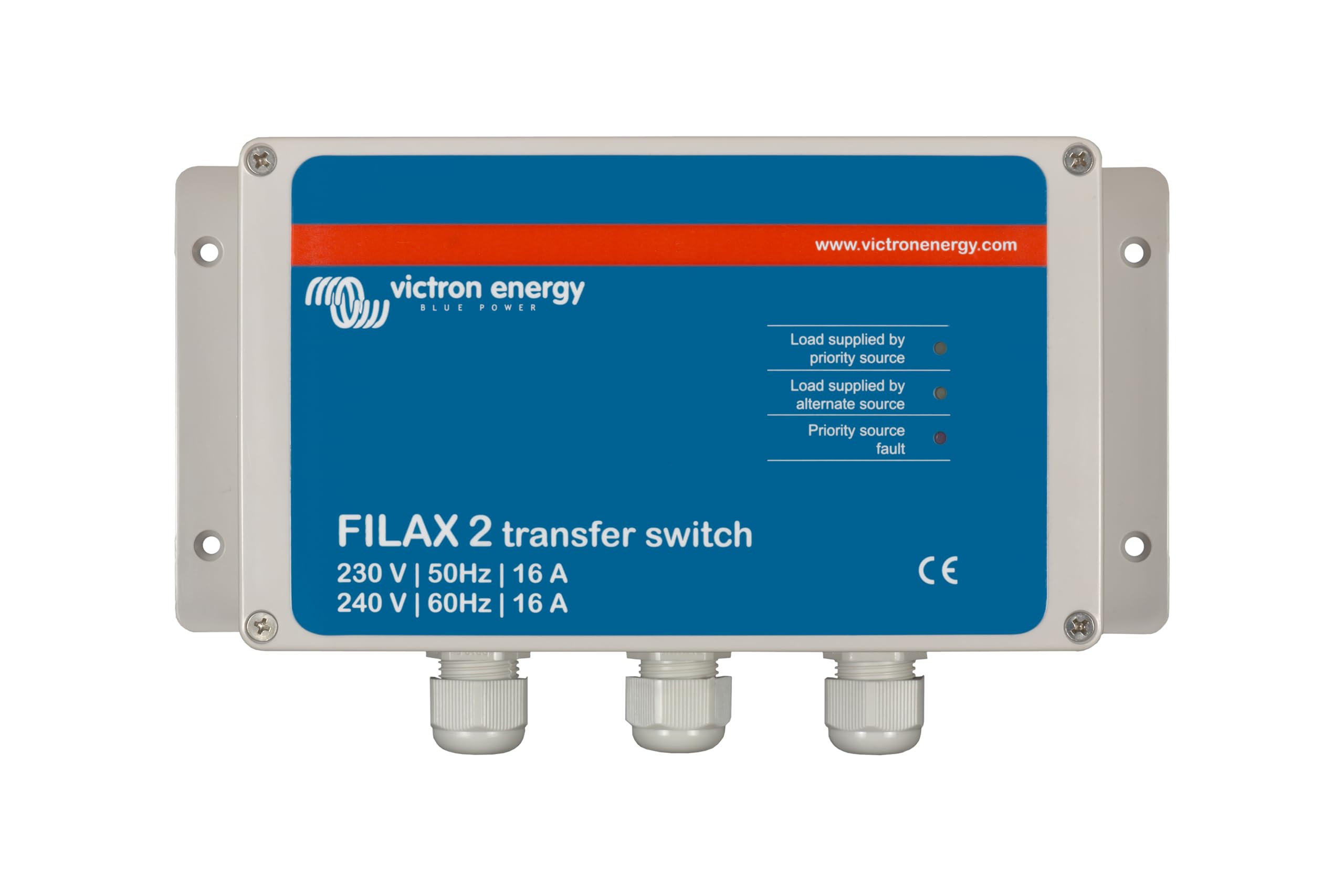 Victron Energy Filax 2 CE Interruttore di Trasferimento 230V/50Hz-240V/60Hz