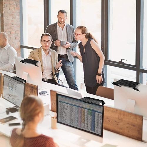 Miniatura 4 de Hniuyun Estante superior de 2 piezas para monitor de pantalla de TV para teléfono móvil, monitor de computadora, cajas de medios, TV de pantalla