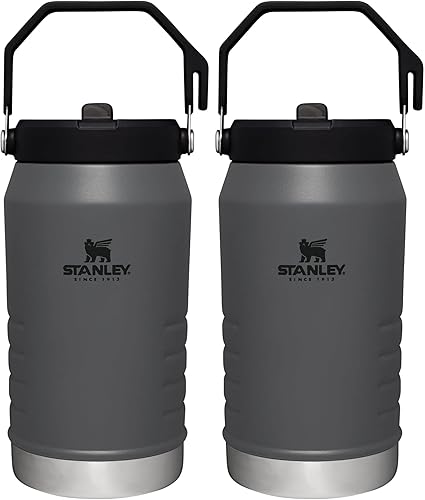 Miniatura 12 de STANLEY IceFlow 2.0 - Jarra con pajilla abatible con asa, de 64 onzas, tapa giratoria y popote abatible, a prueba de fugas para viajes y deportes