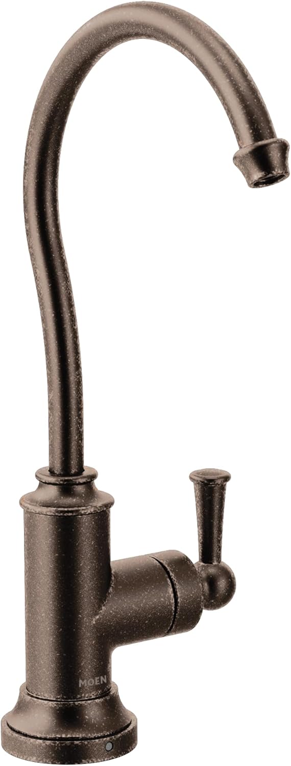 Moen Oil Rubbed Bronze Sip Traditional Cold Water Kitchen Beverage Faucet with Optional Filtration System, S5510ORB