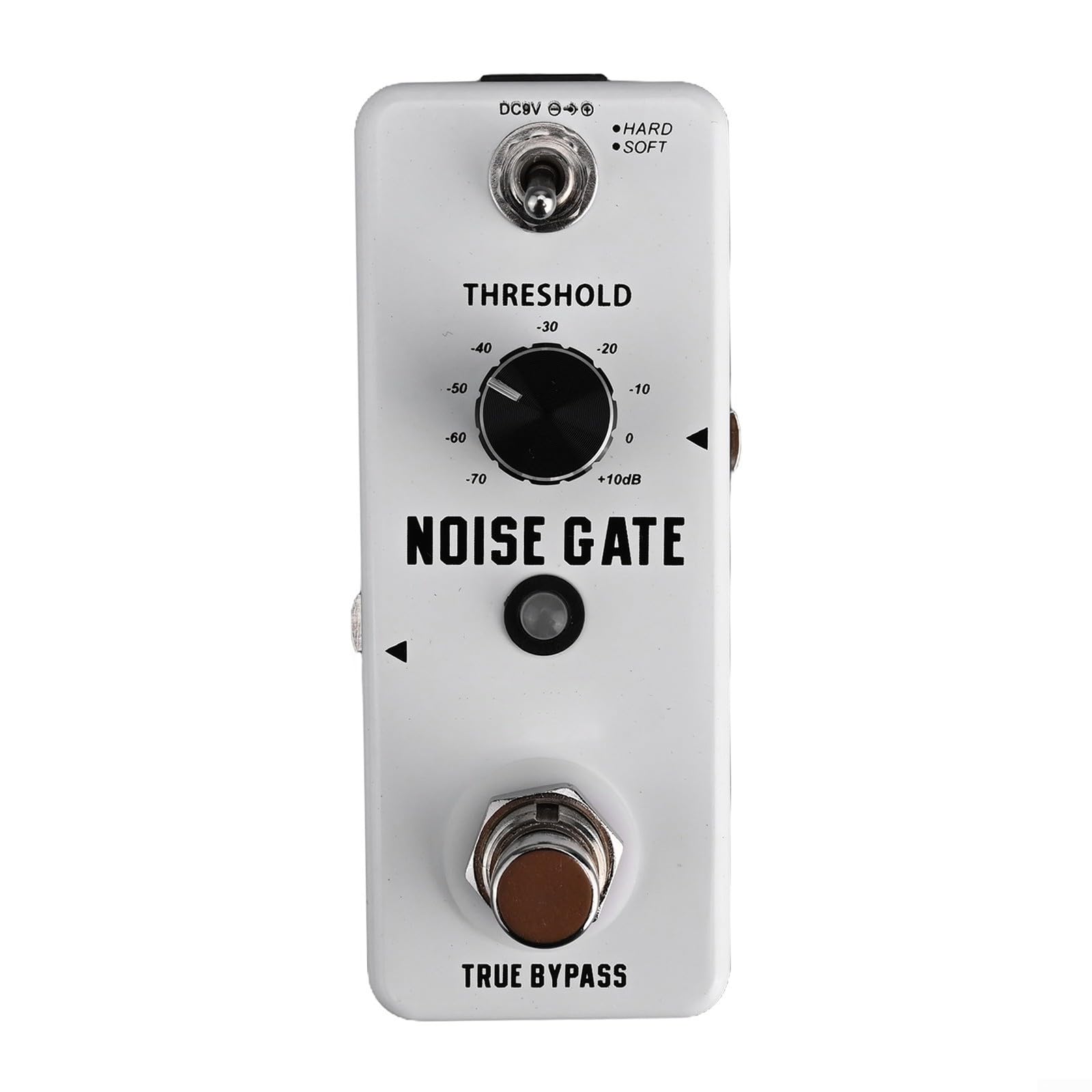 Noise Gate Pédale pour guitare électrique, pour Rowin LEF319, 2 modes de réduction du bruit, construction en alliage de zinc, bypass transparent, voyant d'état LED