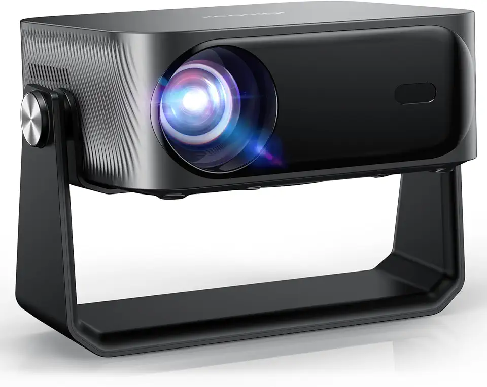 Smart 4K Outdoor Projector with WiFi & Bluetooth, Dolby Audio, YouTube/PrimeVideo - 1500 ANSI - Auto Focus - Keystone - Built-in APPs