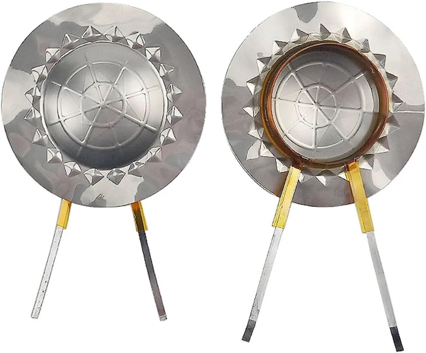 24.8mm Tweeters Coil Imported Titanium Diaphragm 25 Core Copper Round Coil (Flat Lead Wires) Treble Repair 8OHM