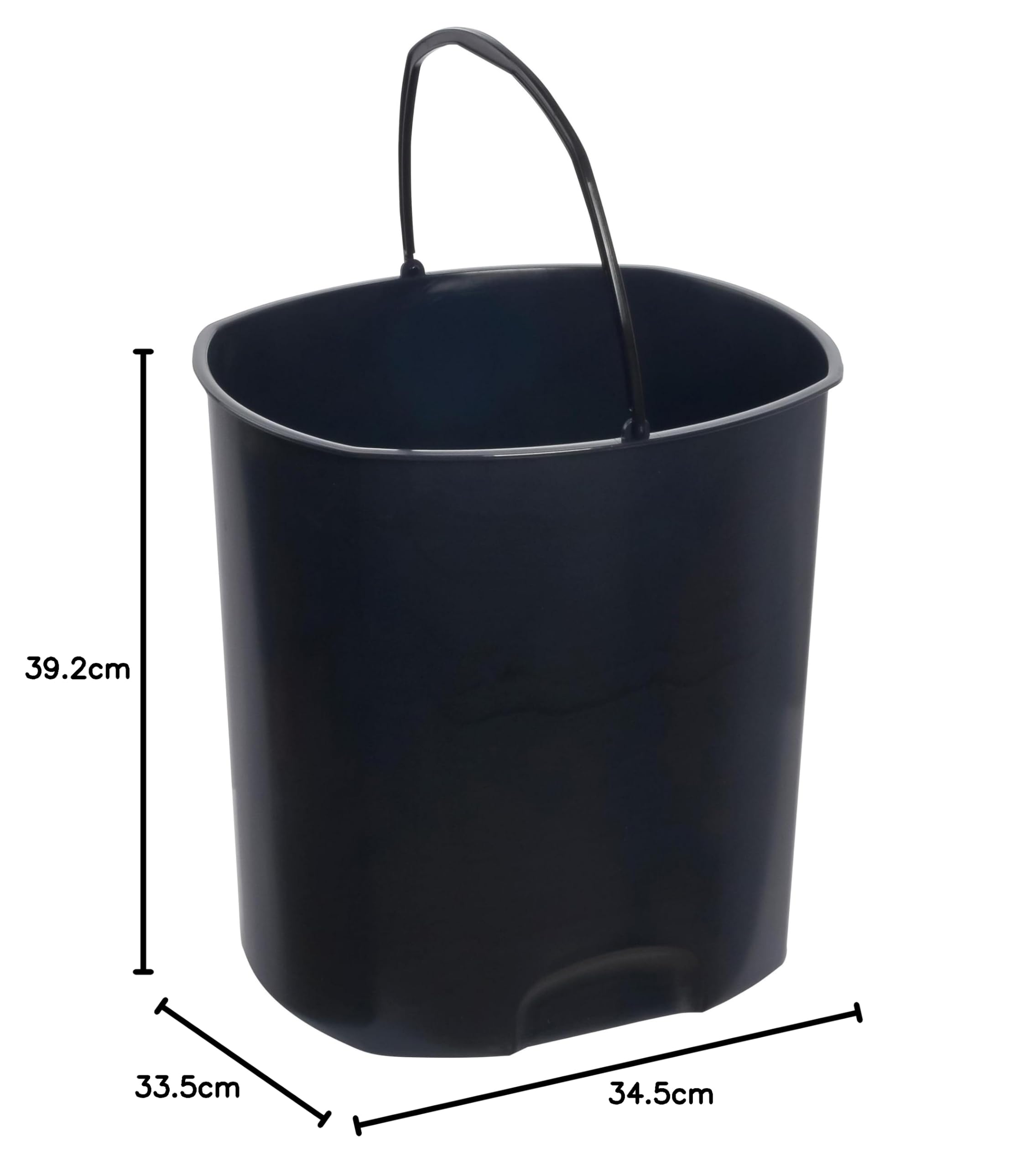 keeeper Cestino con Pedale, 21 L, Tjark, Nordic Grey (Grigio)