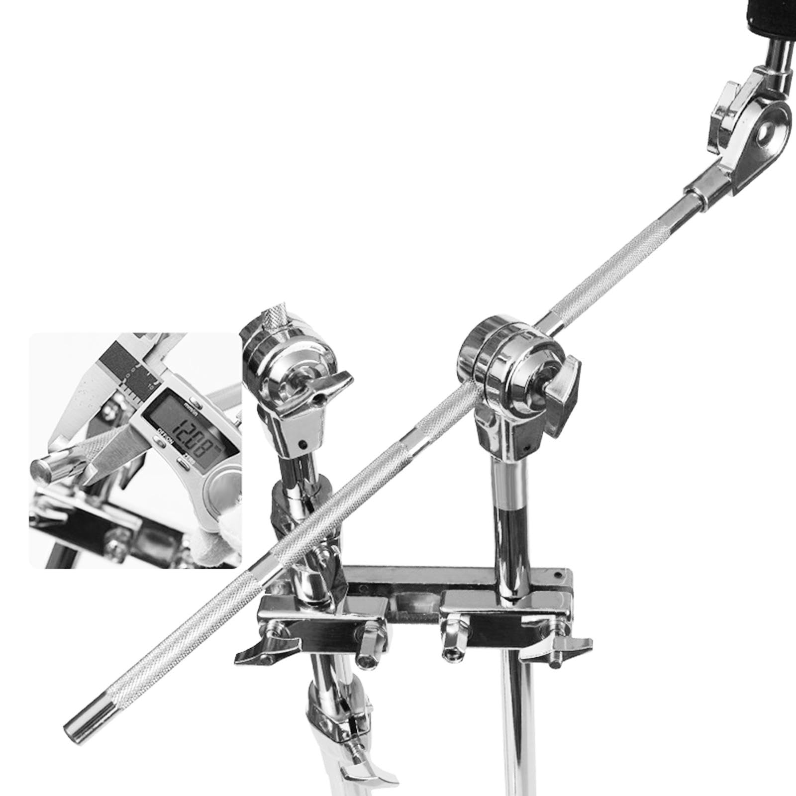 rockible Beckenständer, Multi Clamp Trommel Clip Klemme, Montageklemme, Metall Beckenbefestigungsklemme, Beckenhalter für Trommel Beckenständer,
