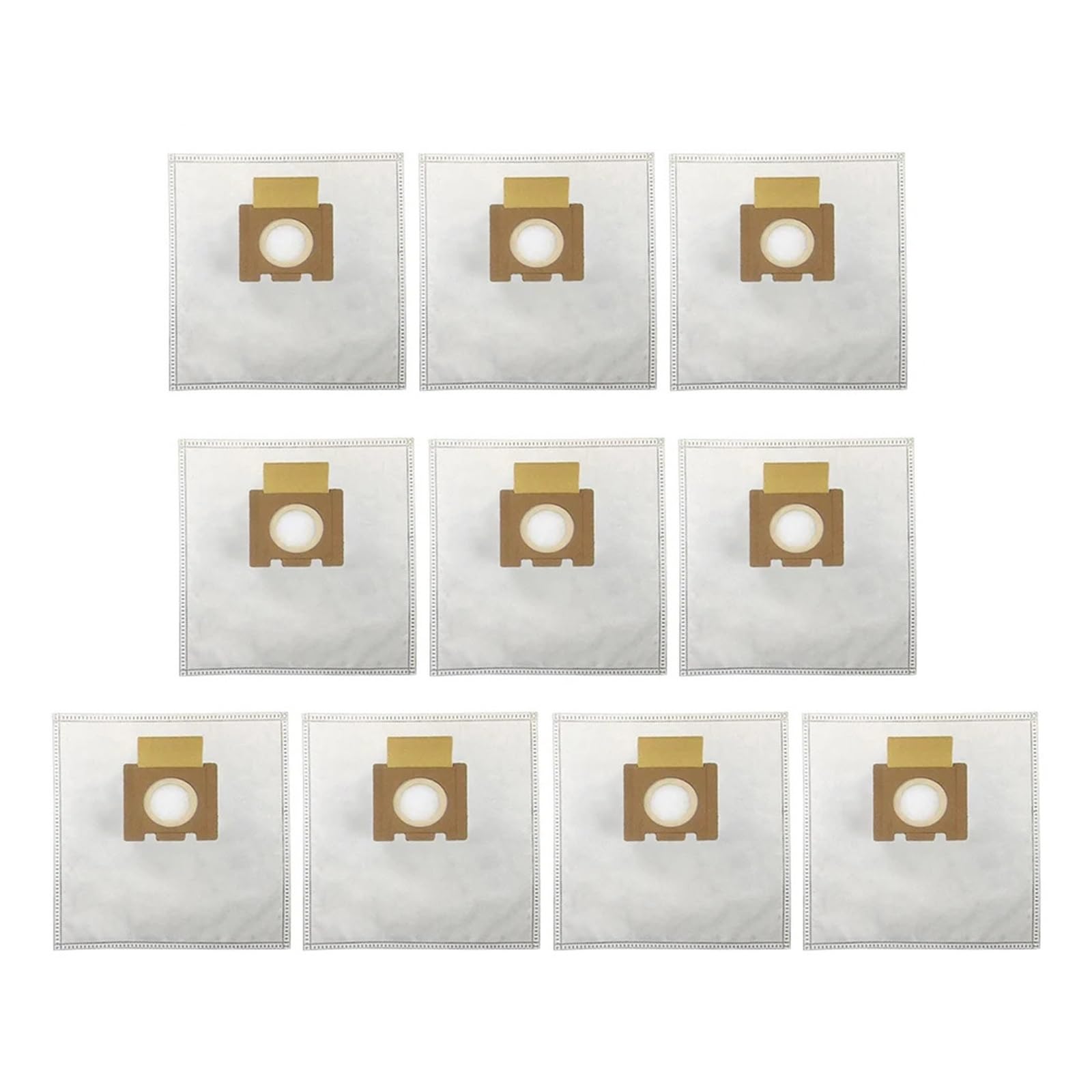 Kvcccss Set2 4/10Pcs Dust Bags ，Compatible For Hoover， Style H Series H81/H81 Pure Epa/Telios Extra Vacuum Cleaner Spare Parts Replacement Accessories(Set2)