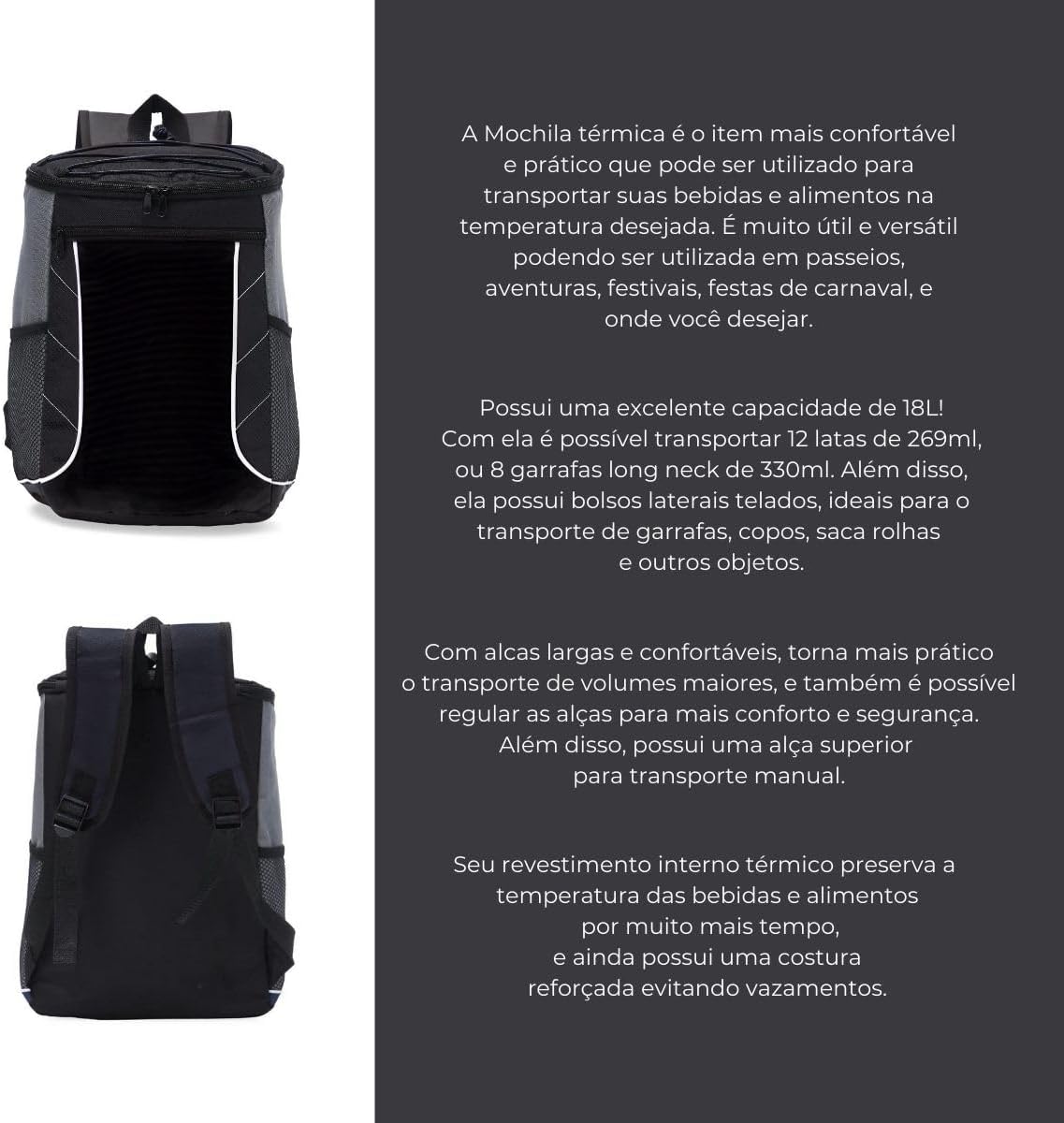 Mochila Térmica Impermeável 18L: Testado por 5 dias em camping