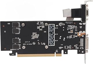 Placa Gráfica GT610 2GB DDR3, 64bit 810MHZ 2GB DDR3 Placa Gráfica, Placa de Vídeo PC 2560x1600, PCI Express 2.0, DVI VGA HDMI Placa Gráfica de Baixo Perfil, PLUA e Play