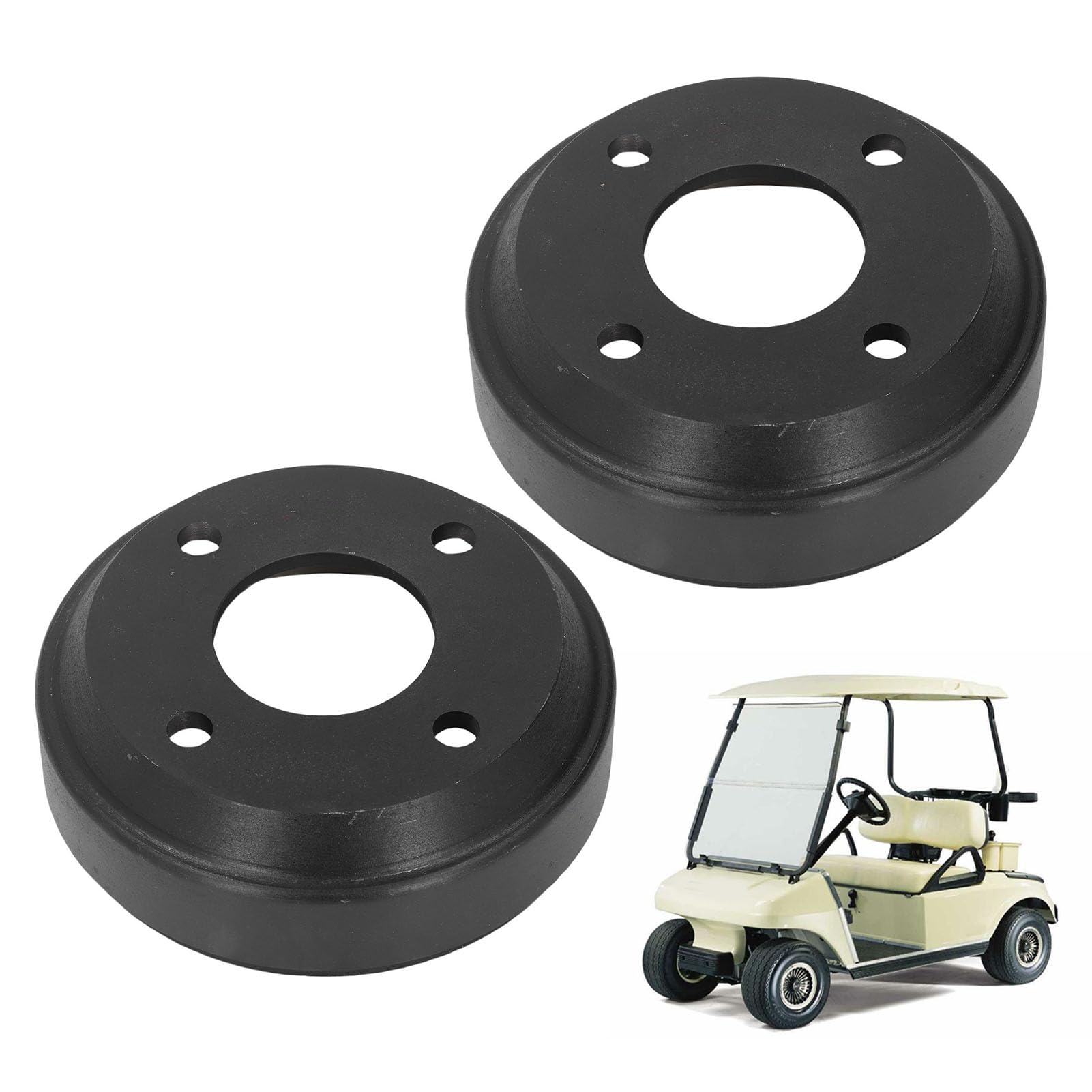 Kit tamburo freno e molla ganasce per carrello 101146302 Sostituzione Club Car DS 1981-1994 Villager 6 8, struttura in acciaio ad alte prestazioni per esigenze di frenata