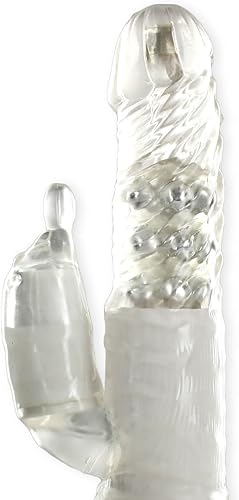 Miniatura 10 de LeLuv Conejo Vibrador Toadstool Tip Eje Remolino Silencioso Rosa