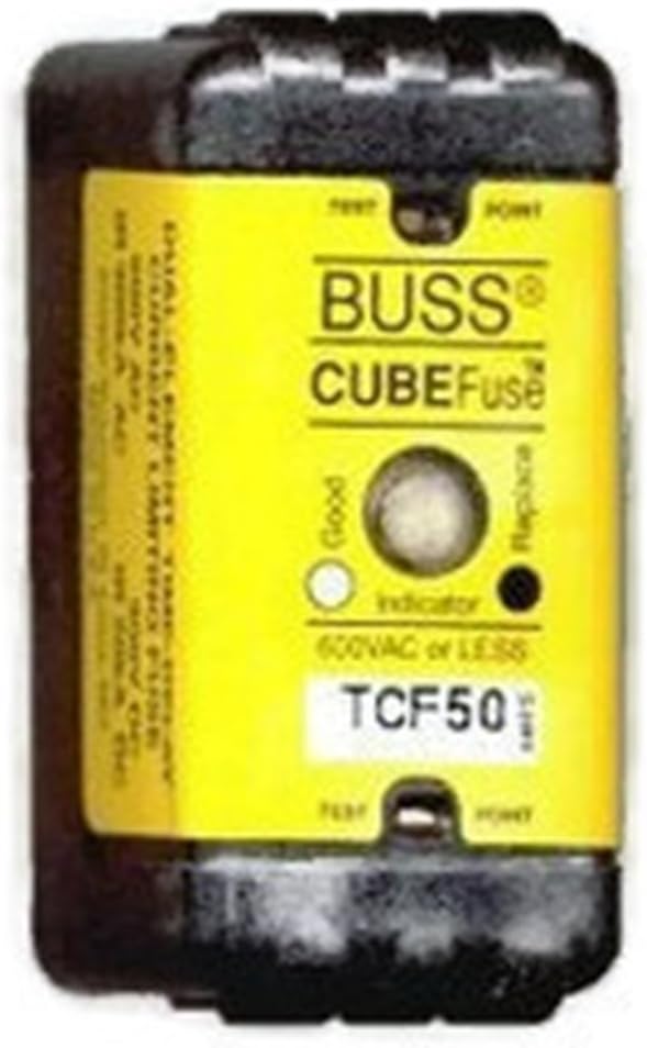 Bussmann TCF50, 50Amp 600V Class CF CubeFuse