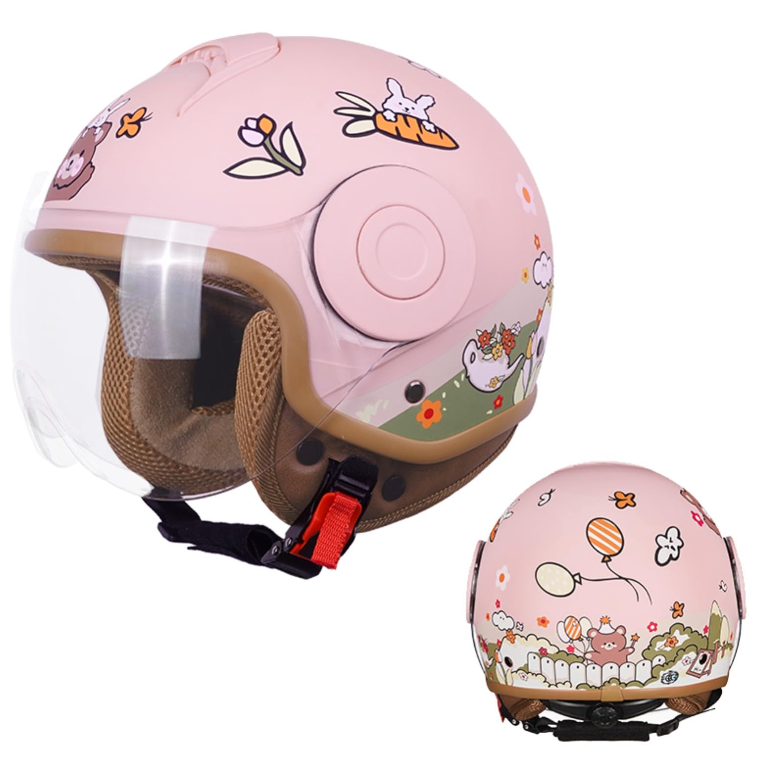 Vintage motocykl otwarty kask motocyklowy, homologacja DOT/ECE kask dziecięcy pół chłopca dziewczęta rower terenowy motocykl uliczny kask elektryczny do skutera